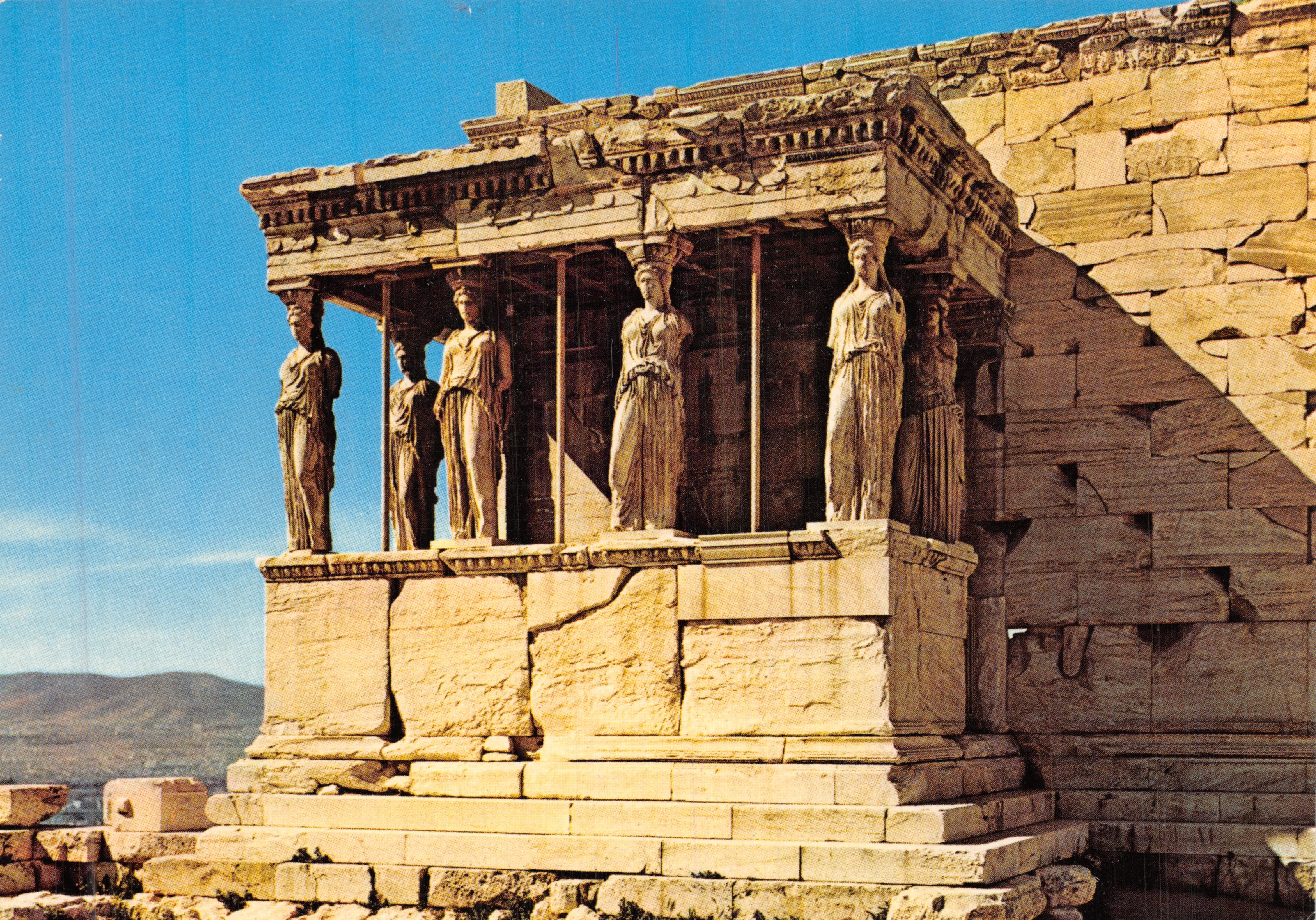 Athènes — Les Caryatides (Propylées du Parthénon) — Krüger 985/12