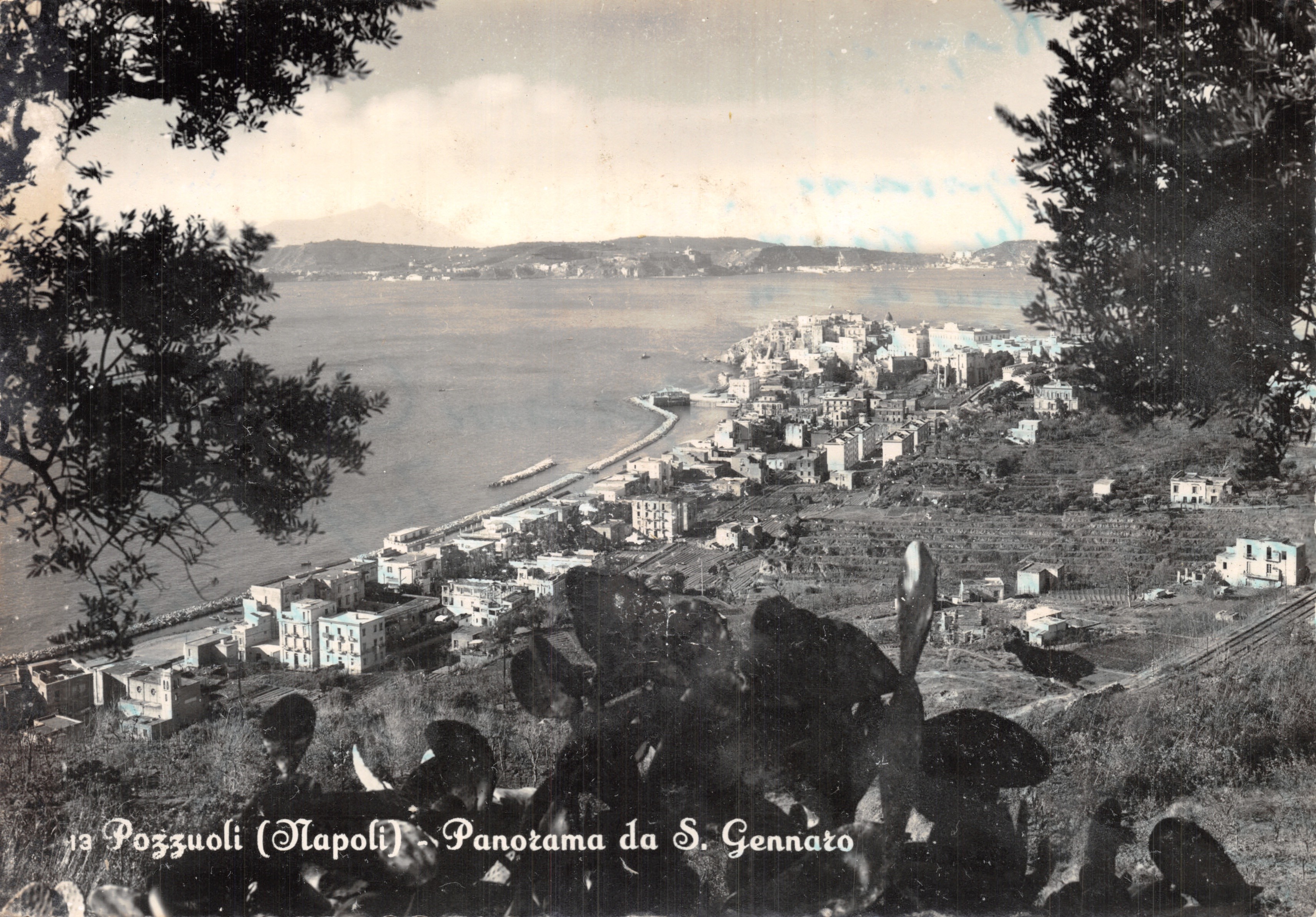 Pozzuoli (Napoli) — Panorama da S. Gennaro — Ed. Angelo Conte