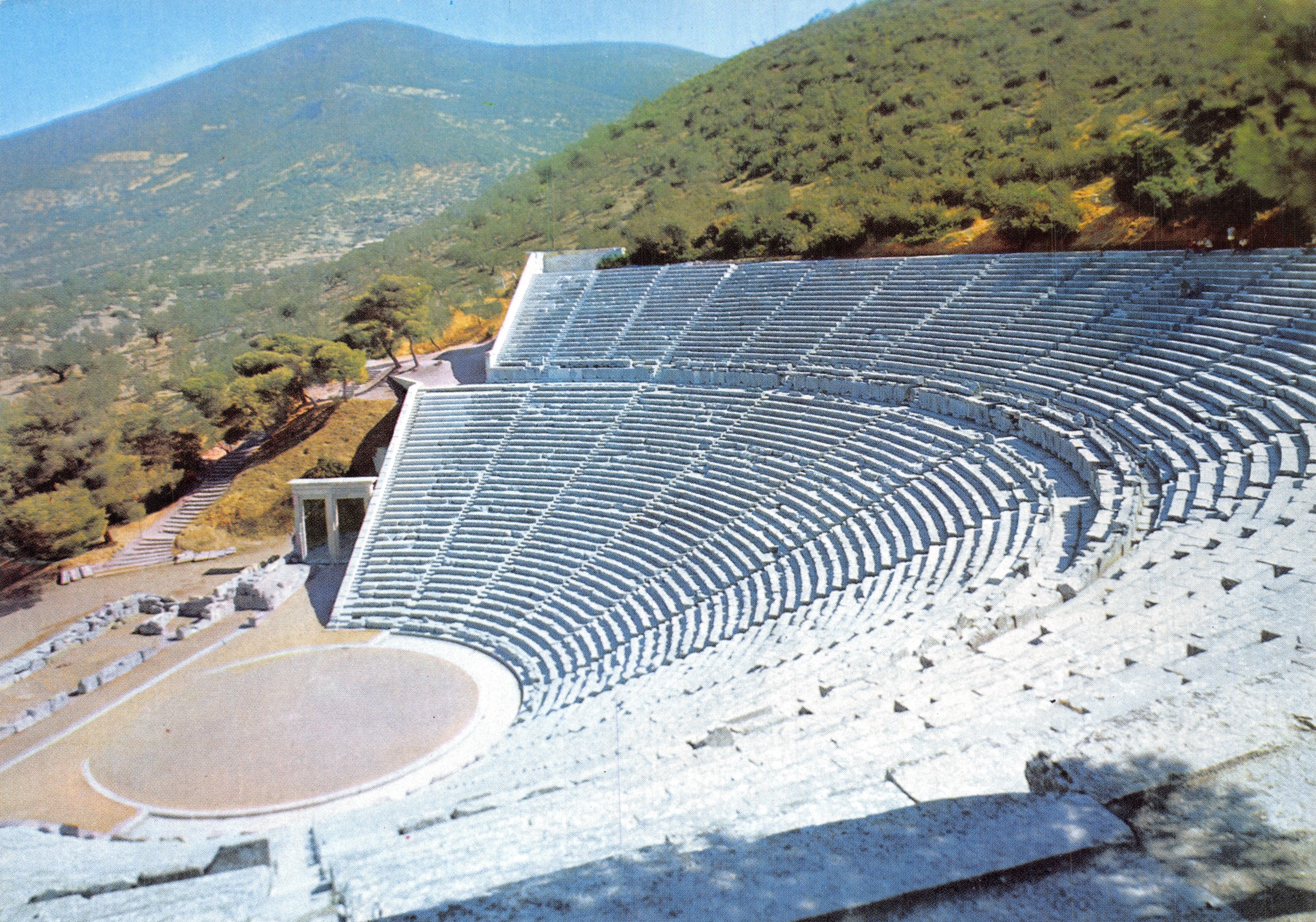 Épidaure — Het Theater — Uitg. Trimboli, nr. 87