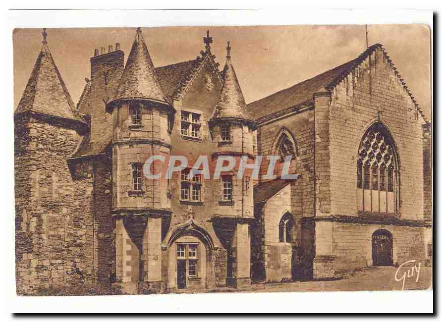 Angers CPA Le chateau le petit chateau et la chapelle