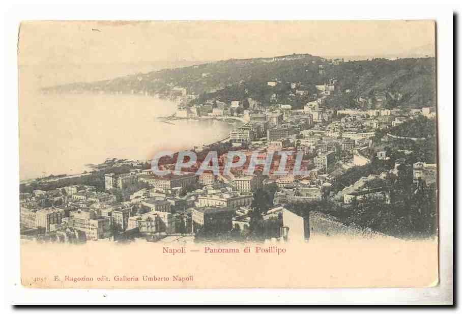italie Italia Napoli CPA Panorama di Posillipo