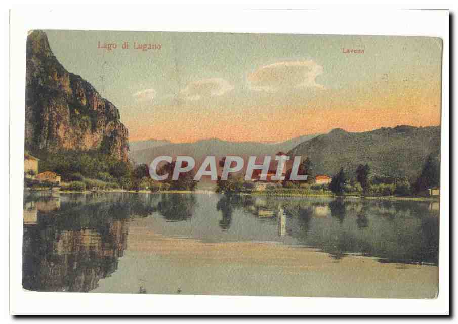 italie Italia Lago di Lugano CPA