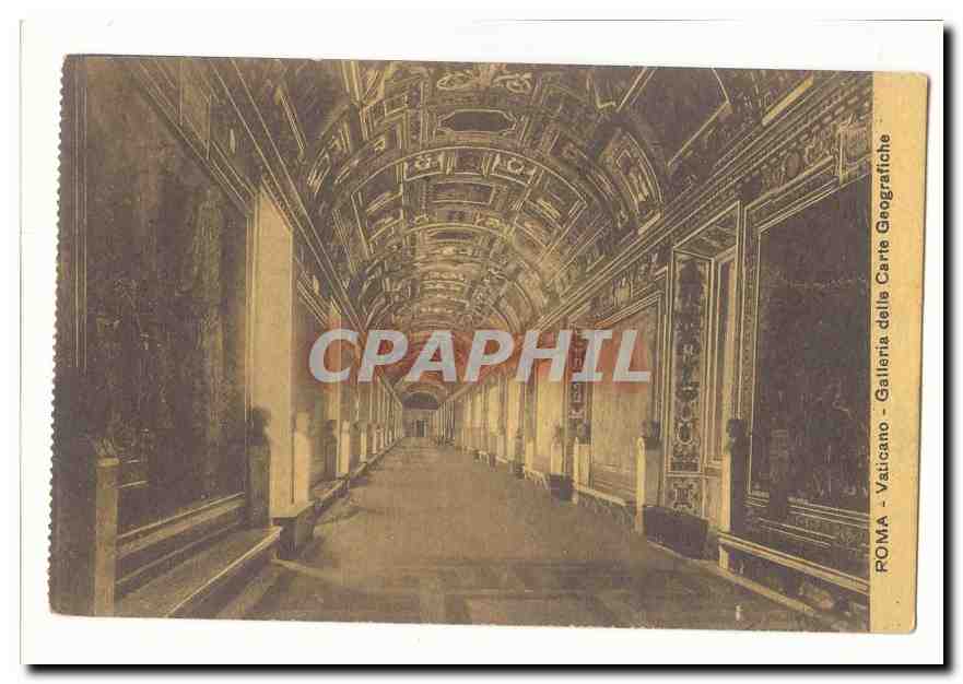 italie italia Roma CPA Vaticano Galleria della Carte Geografiche
