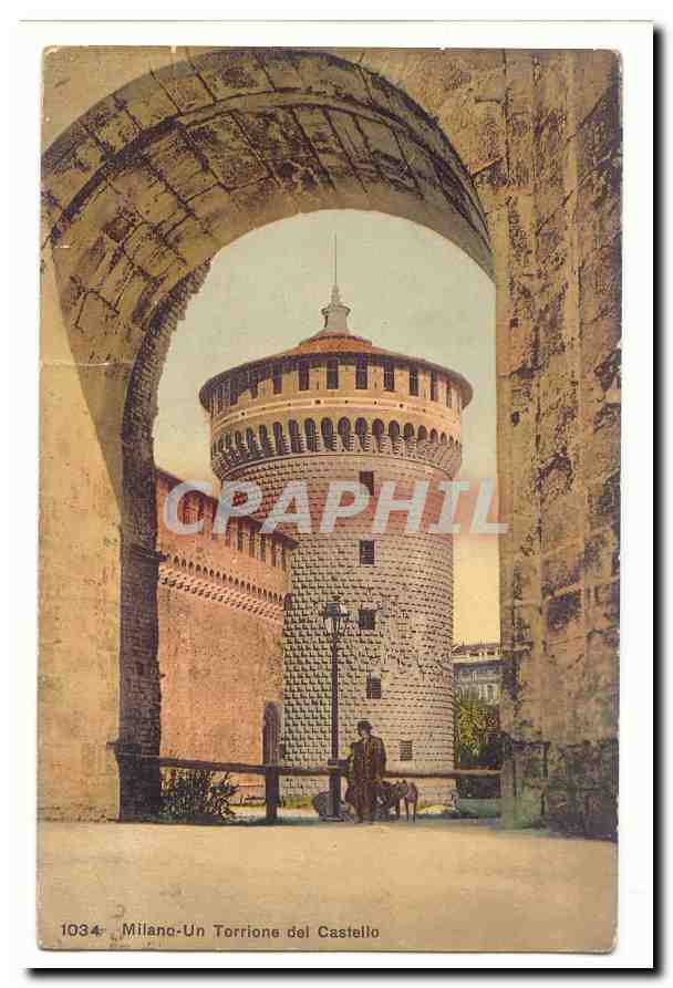 italie italia Milano CPA Un Torrione del CAstello