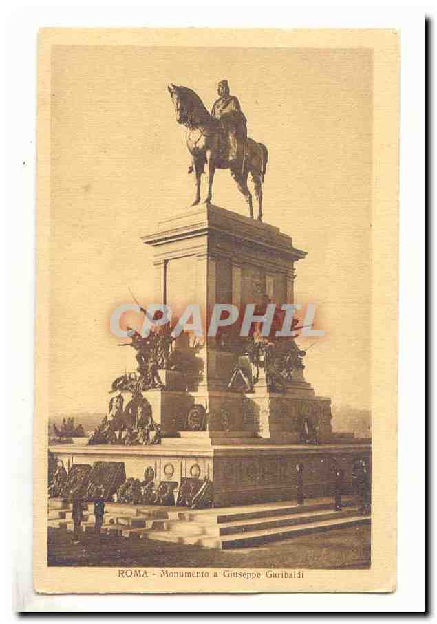 italie italia roma CPA Monumento a Giuseppe Garibaldi