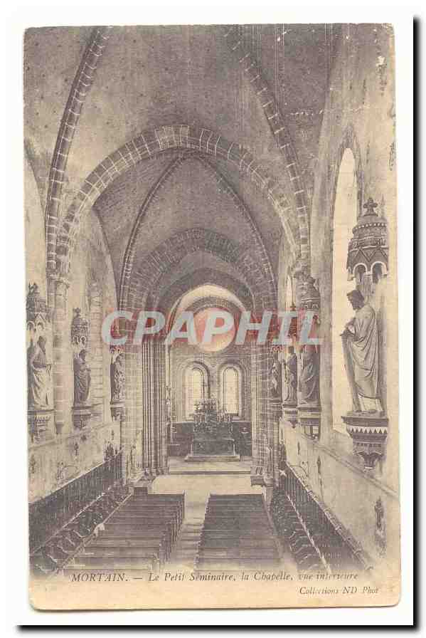 Mortain — Le Petit Séminaire, die Kapelle, ein Innenraum — Collections ND Phot