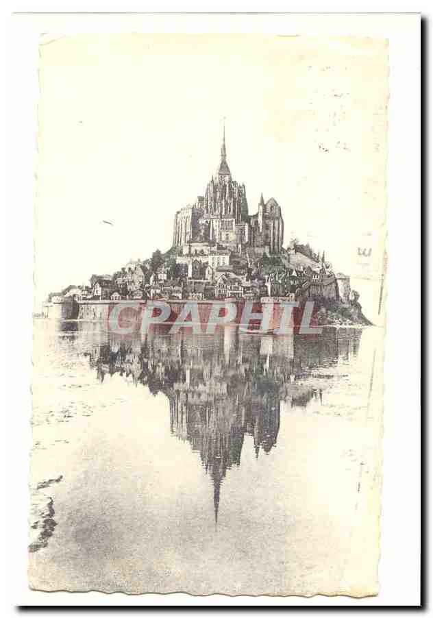 Mont Saint Michel CPA Cote Est