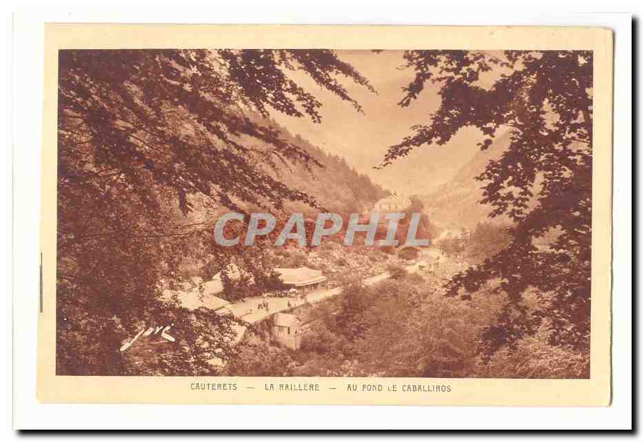 Crutérets — La Raillère — Au fond le Caballiros