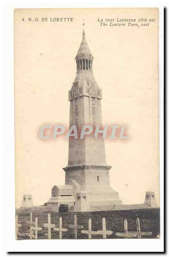ND de Lorette CPA La tour lanterne cote Est