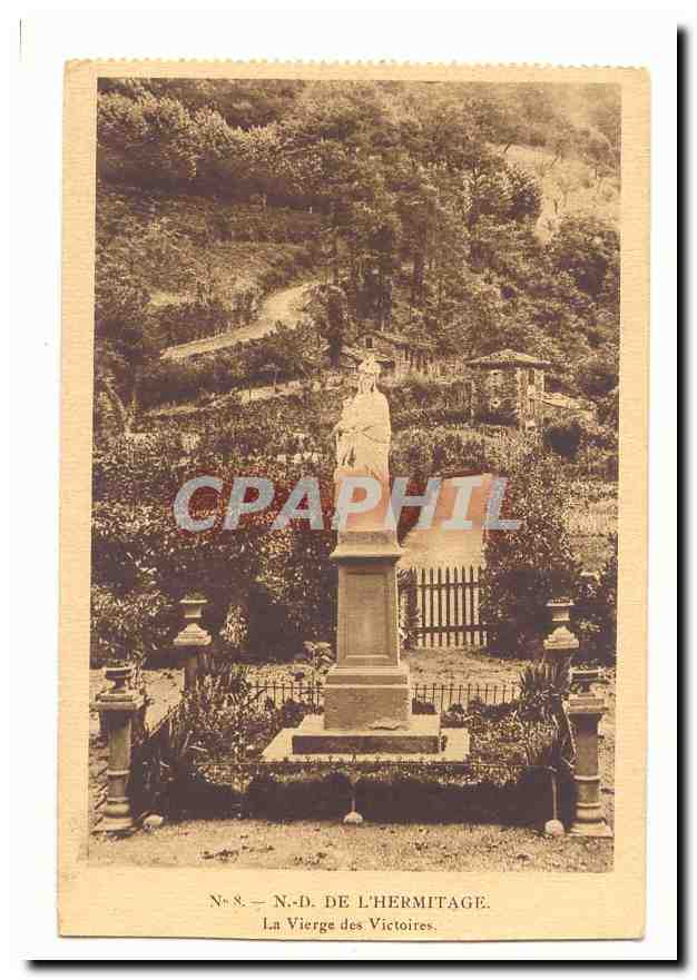ND de l'hermitage CPA La vierge des Victoires