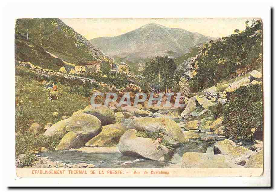 Établissement Thermal de La Preste — Vue de Costabaga