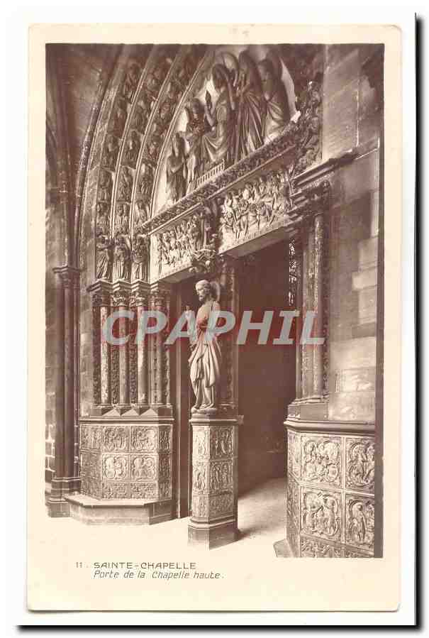 Paris Sainte Chapelle CPA Porte de la chapelle haute
