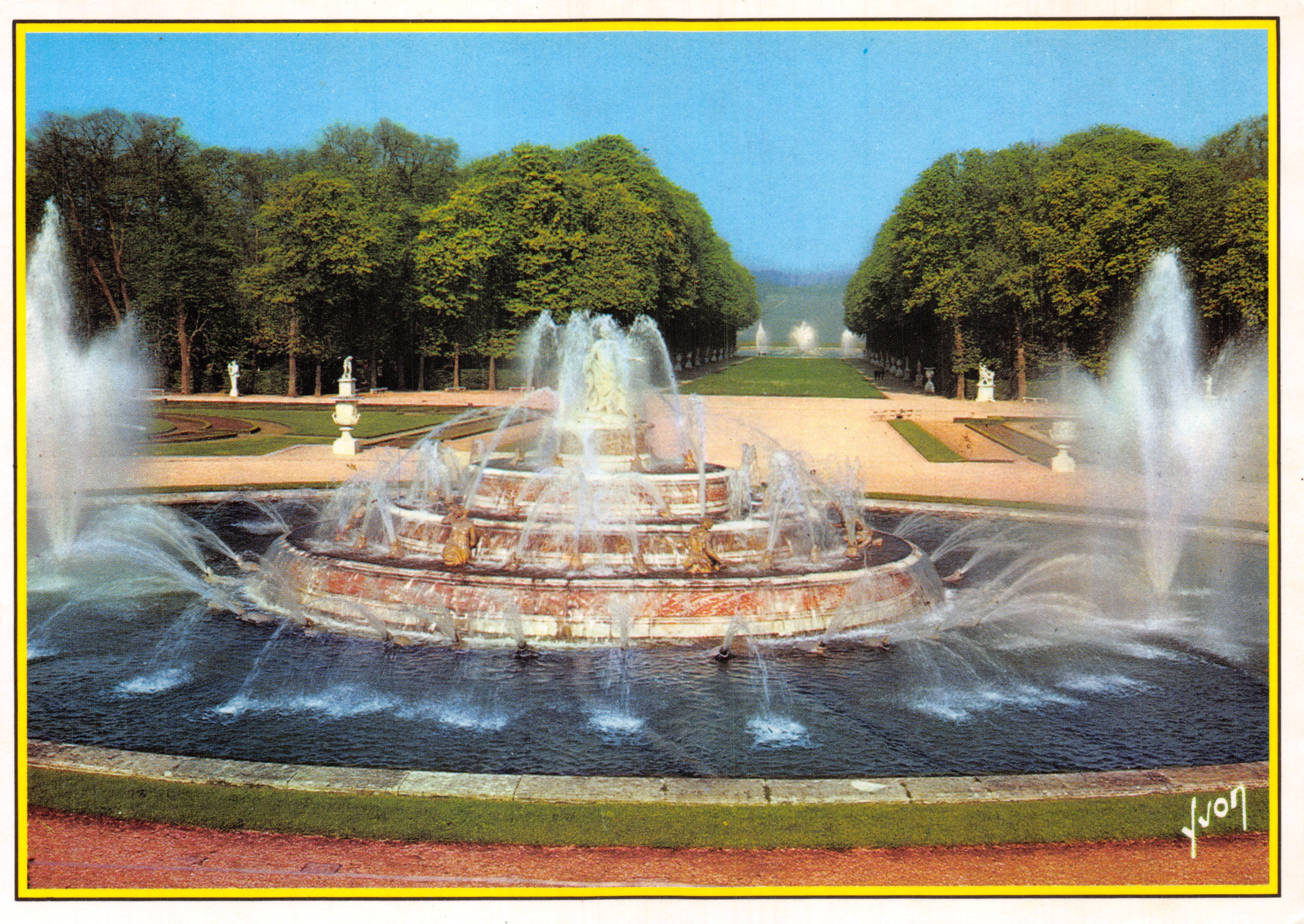 Château de Versailles — Les Grandes Eaux au Bassin de Latone — Éditions Yvon
