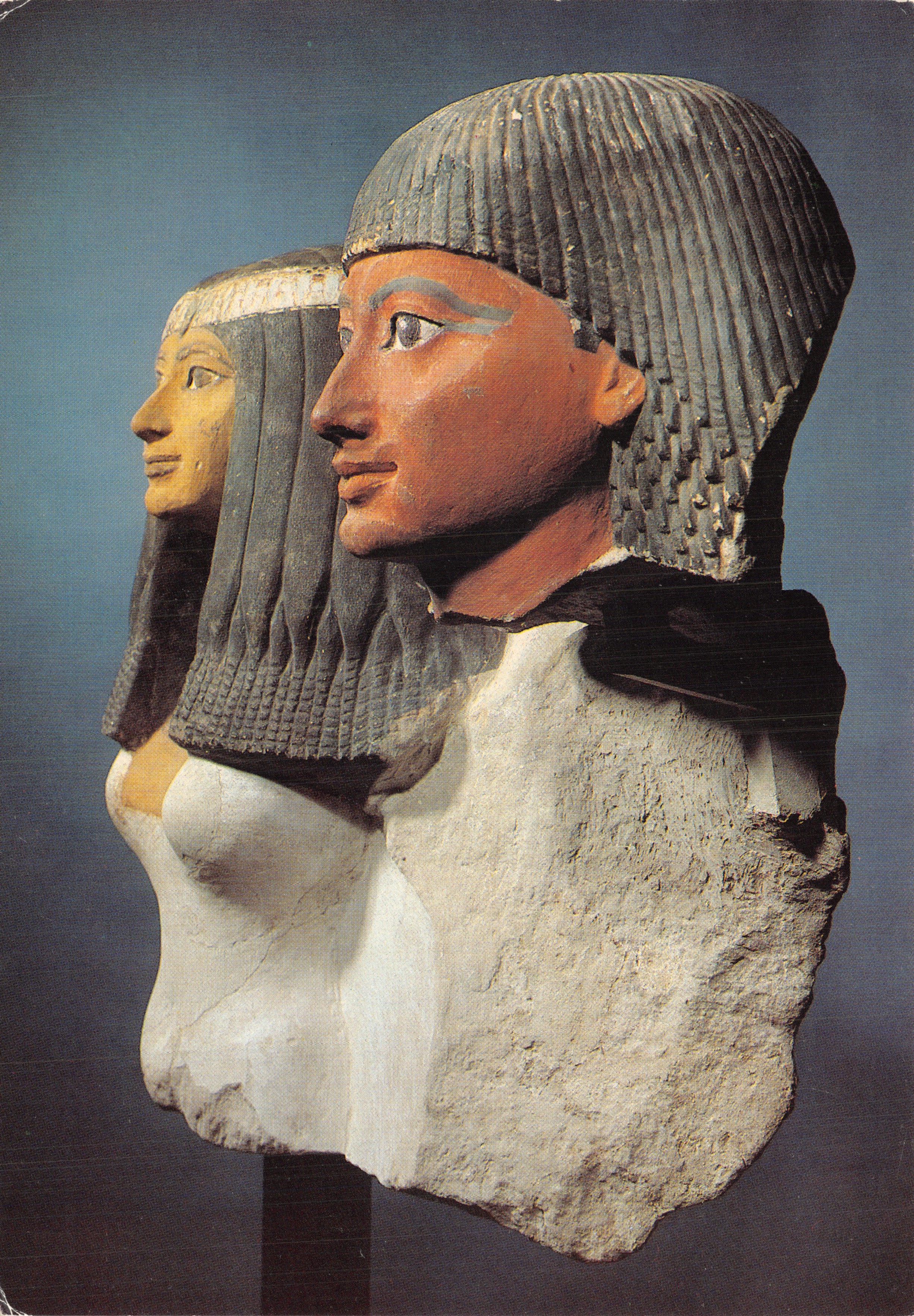 Deux bustes égyptiens — Groupe funéraire du prince Seny-Nefer et de son épouse Hatchepsout — Éditions des musées nationaux, 1978