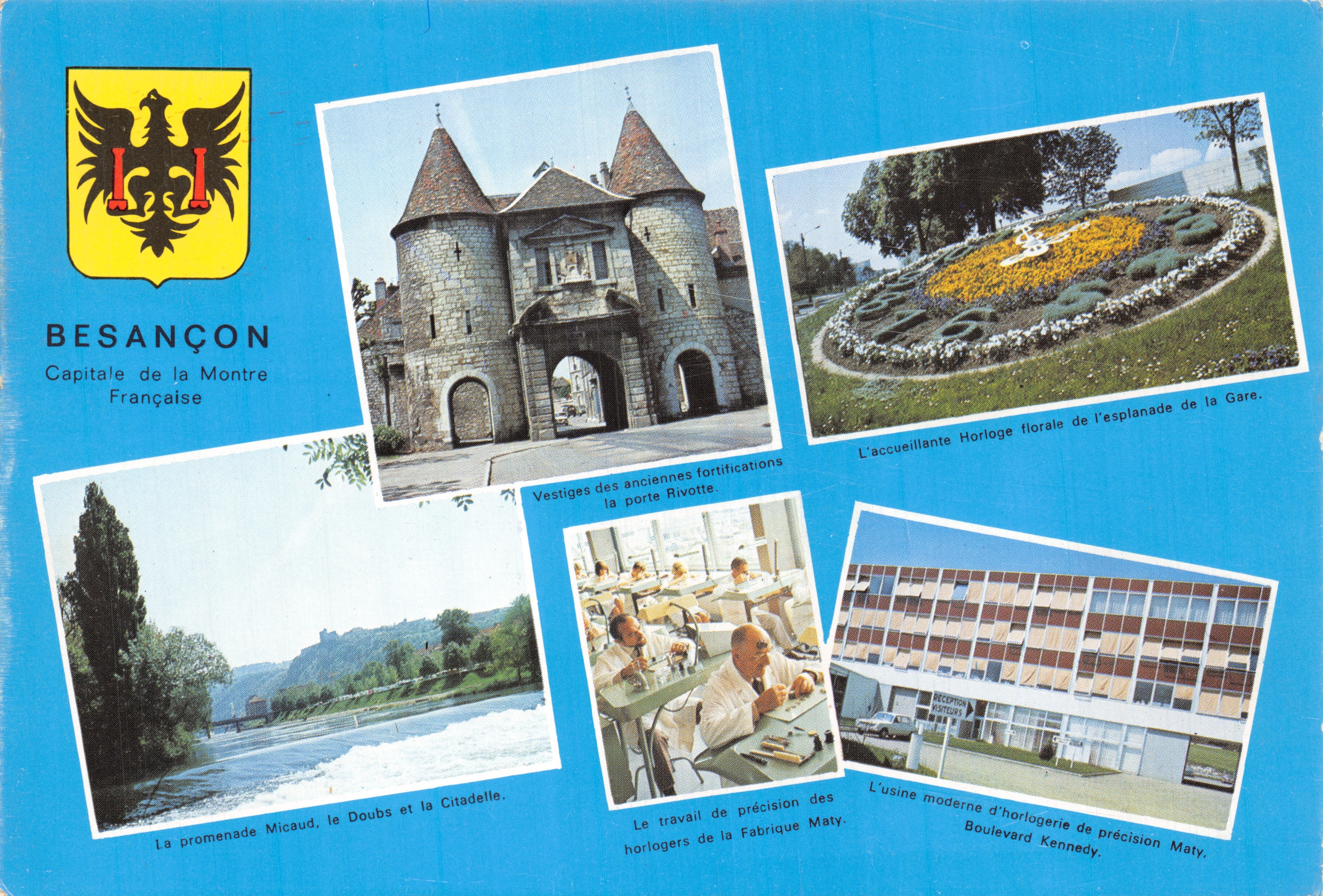 Besançon — Capitale de la Montre Française — éditeur Maty, n° 416 E