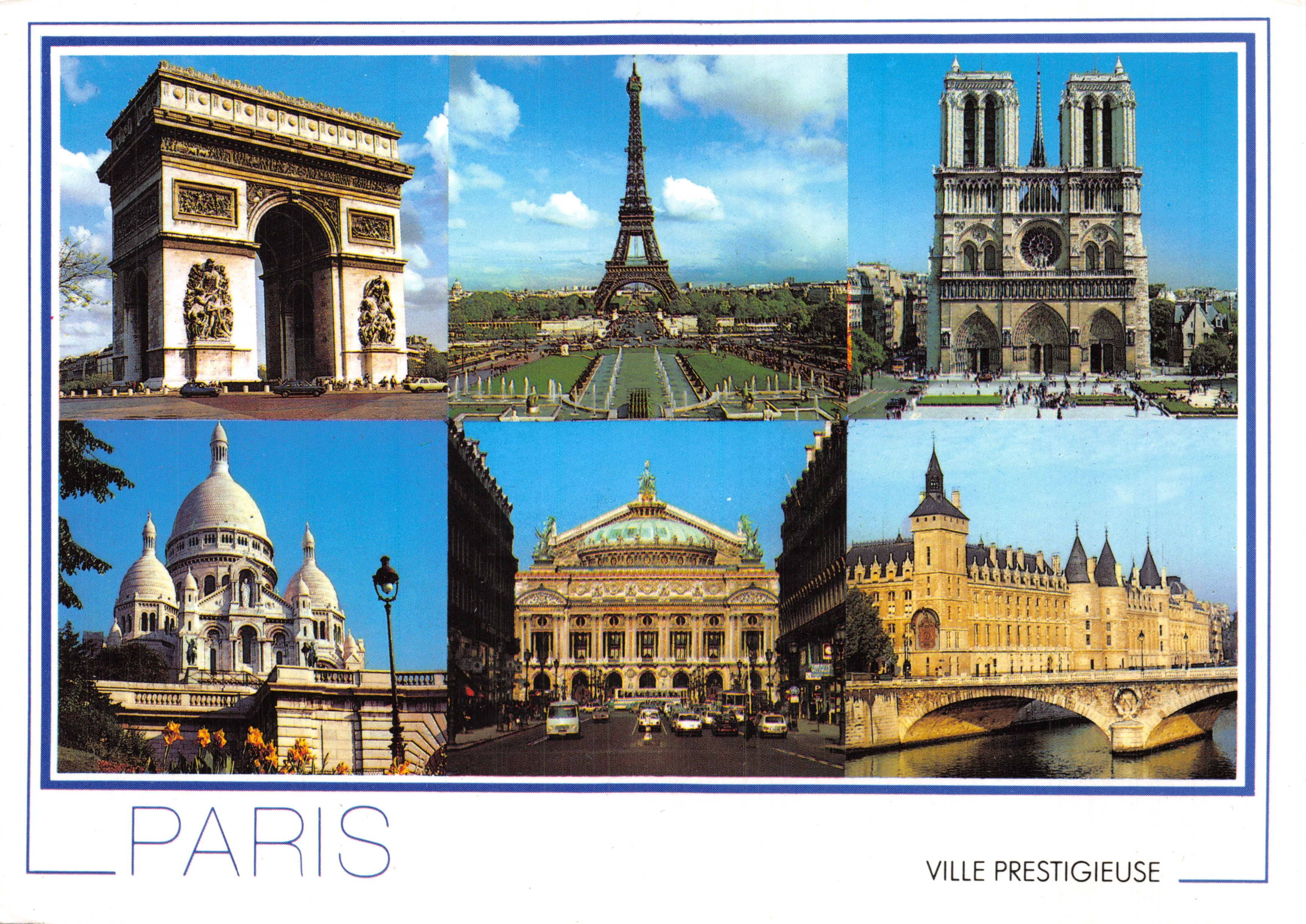 Paris — vue panoramique des monuments — Photo Agence PIX