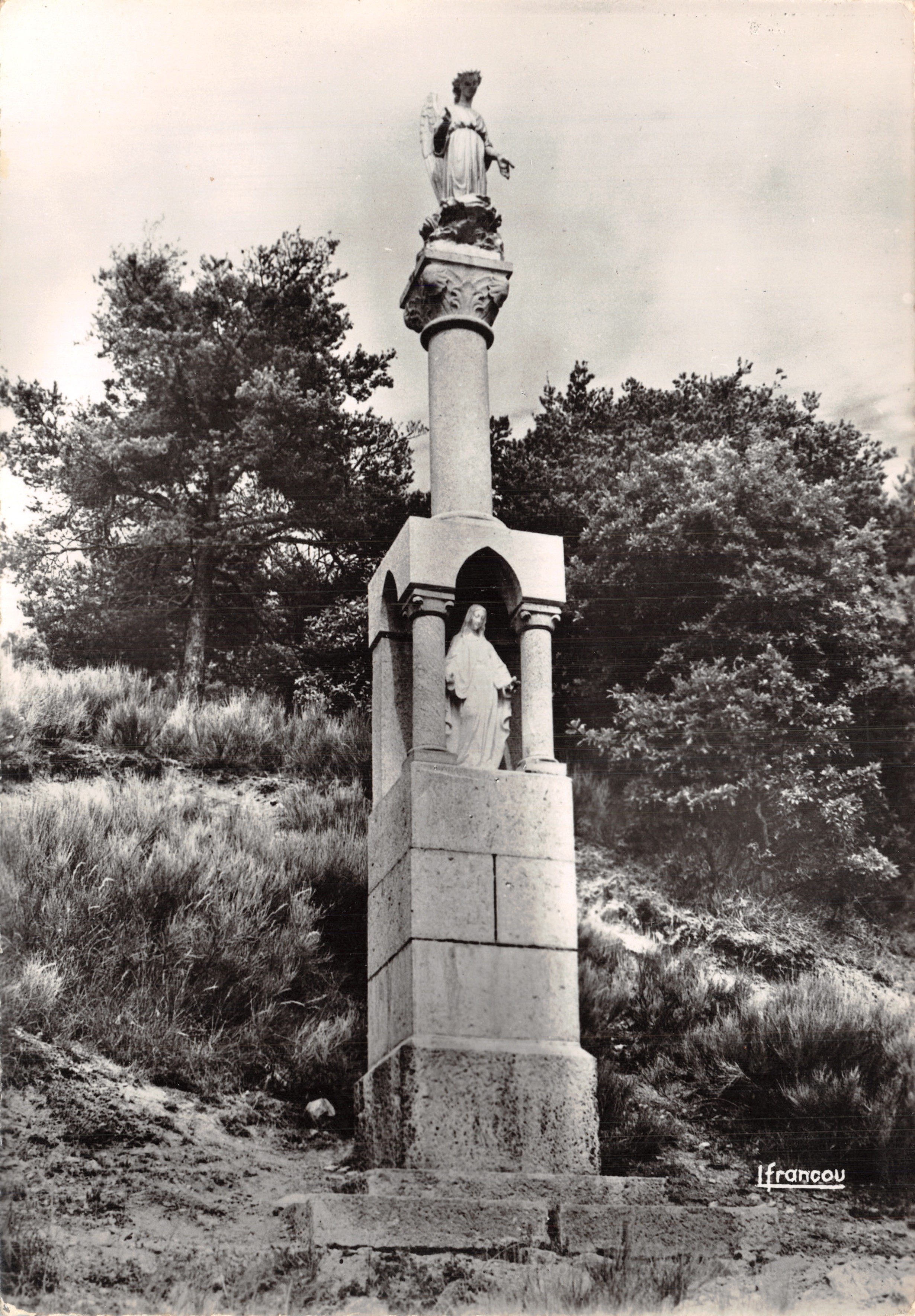 Notre-Dame du Laus (H.-A.) — Colonne de l'Ange (Alt. 930 m.) — Éditions F. FRANCOU