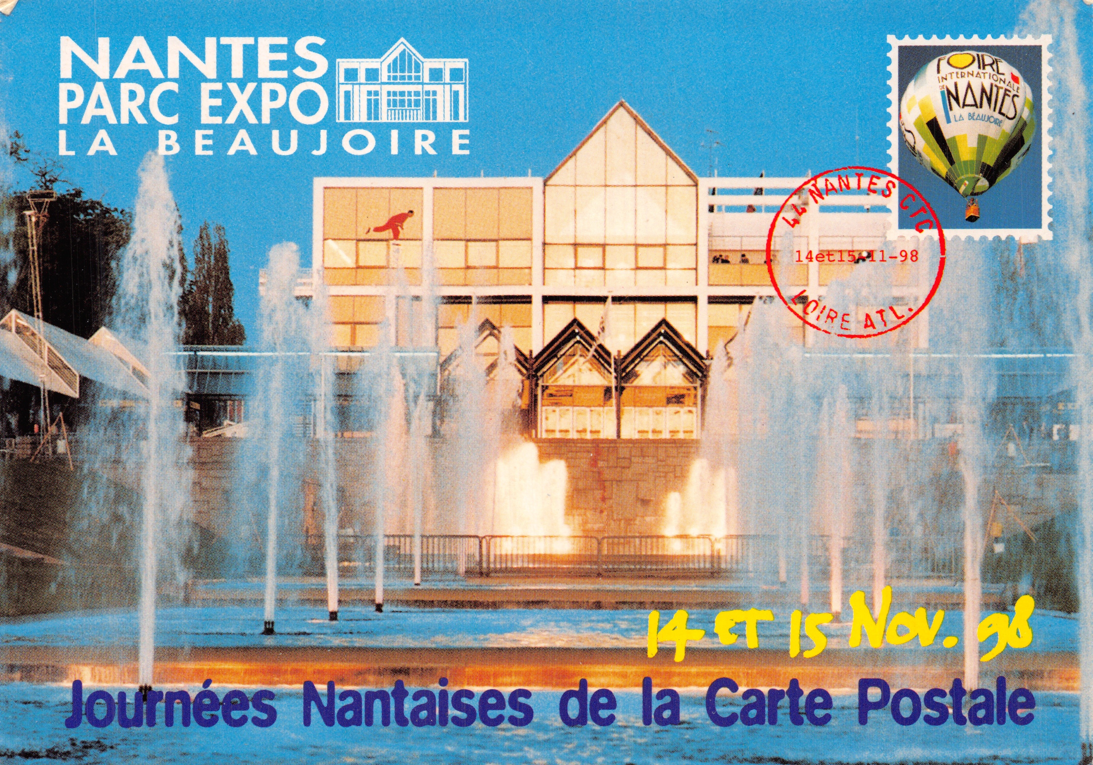 Nantes - Parc Expo La Beaujoire — Feria Internacional, Días de la Tarjeta Postal de Nantes, editada por CARTOPHILES DU PAYS NANTAIS