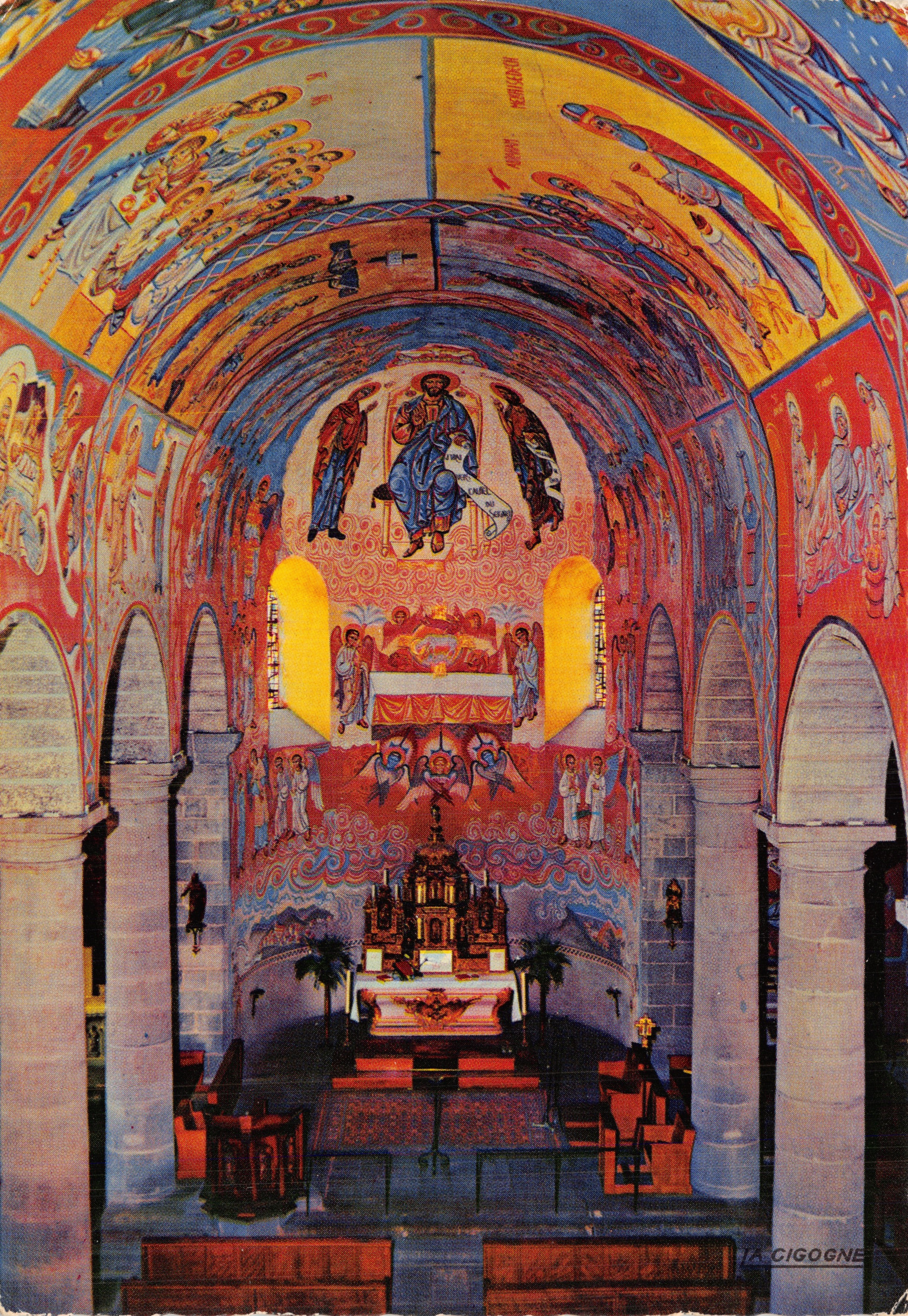 Intérieur de l'église - Peintures — Éditions "La Cigogne", n° 63.103.131
