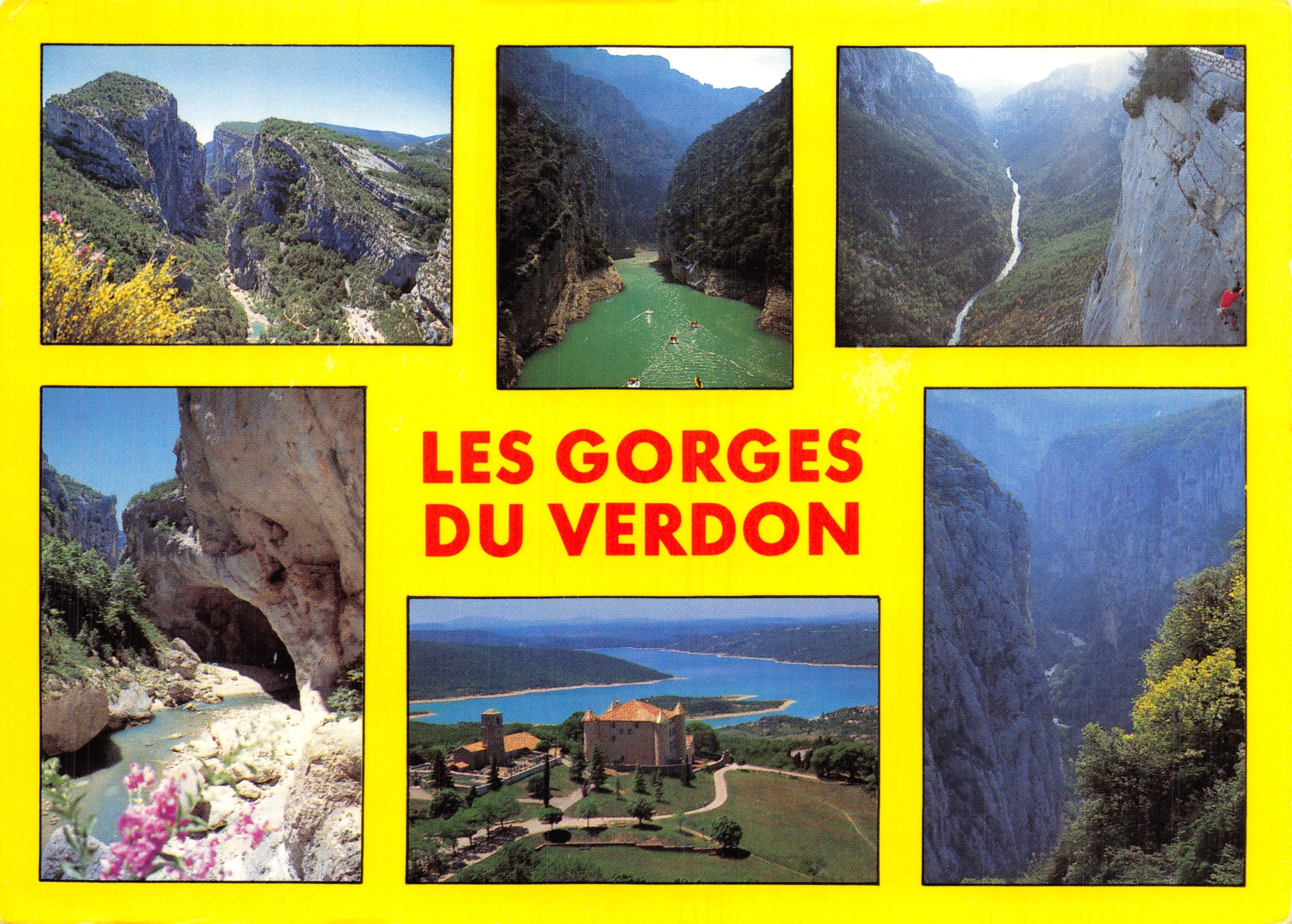 Les Gorges du Verdon — vue panoramique et paysages — Les Editions Aris, série V 122