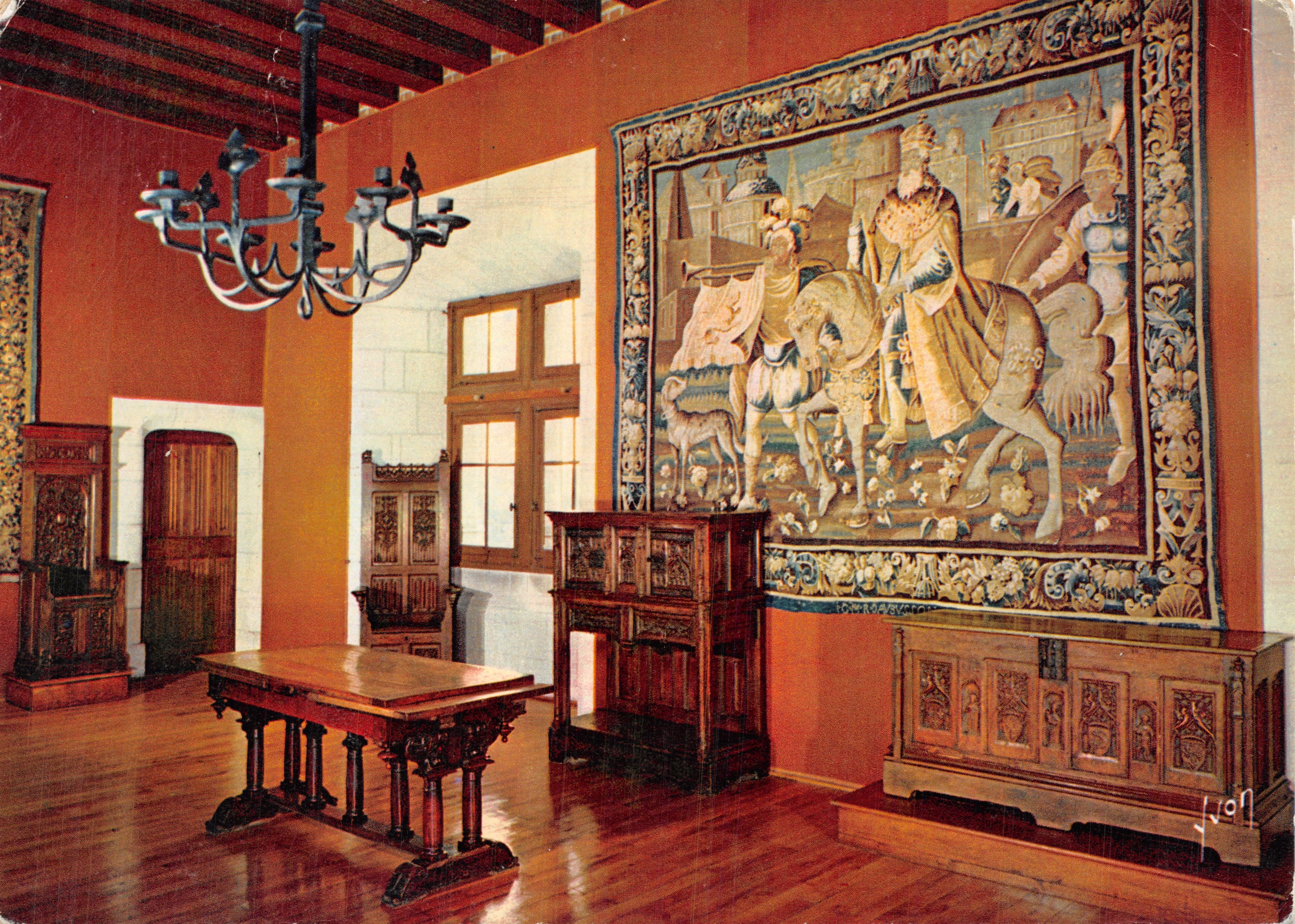 Château d'Amboise — La Grande Salle, partie Renaissance — Éditions d'art Jean-Jaurès