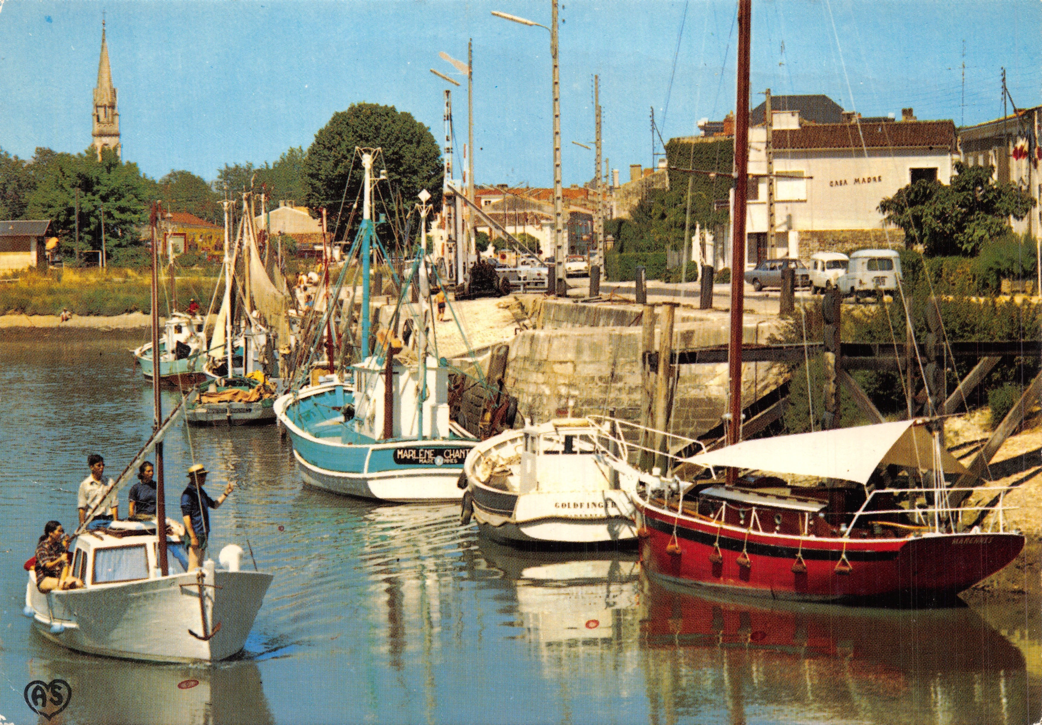 La Tremblade (17) — Le port et le clocher — Couleurs Naturelles