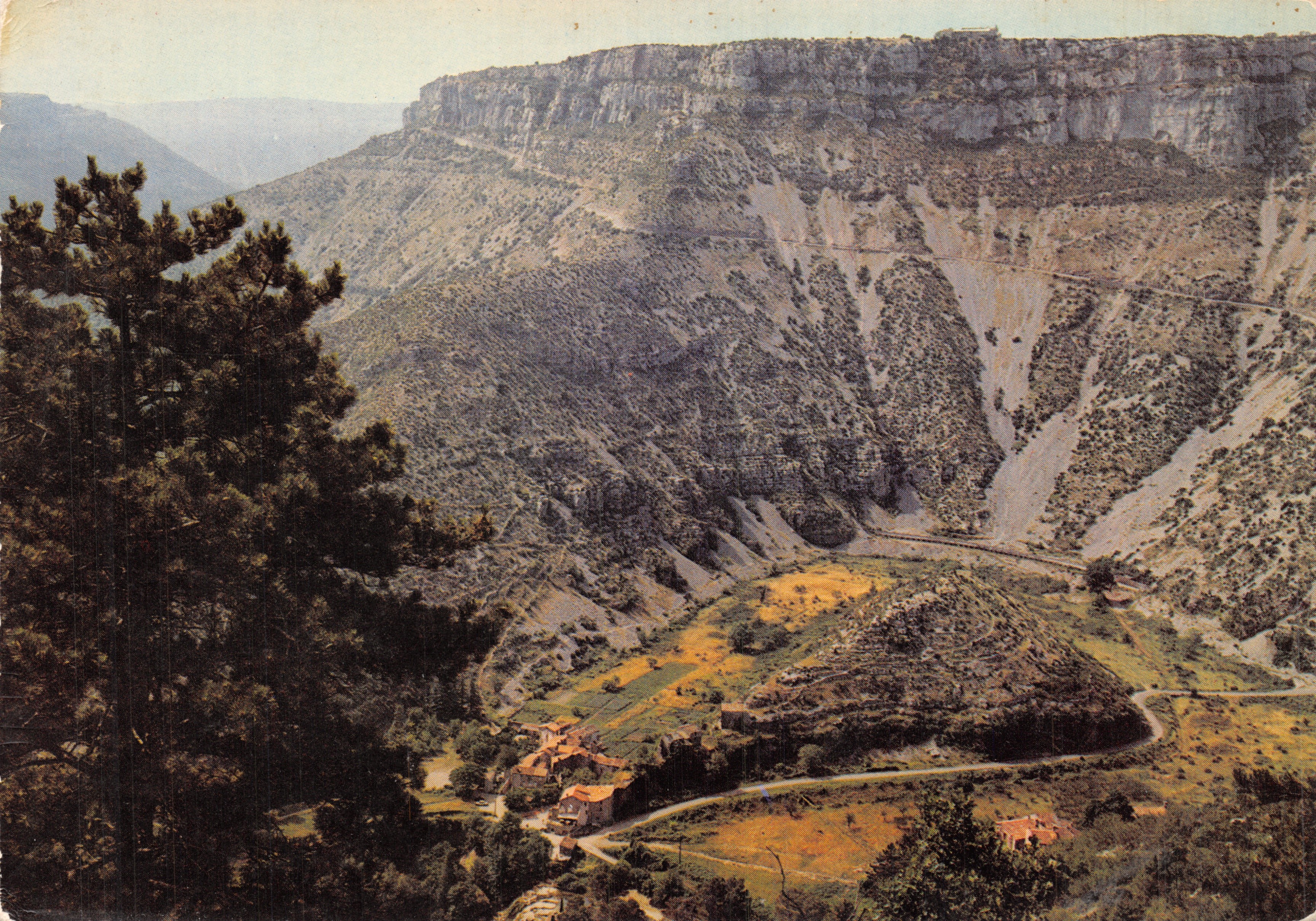 Le Cirque de Navacelles — vue panoramique depuis un promontoire — éditeur Editions Magenta, n° 18.155