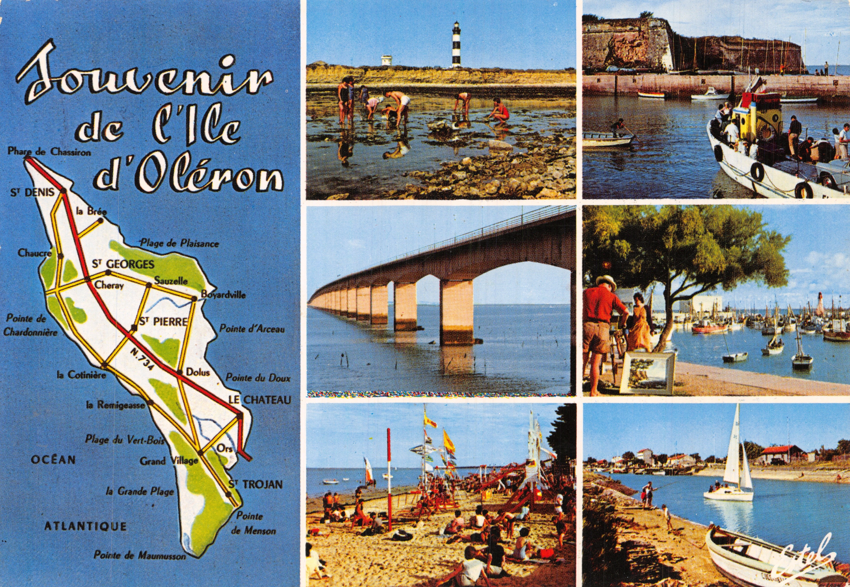 Île d'Oléron — Souvenir de l'Île d'Oléron — Éditions ESTEL & LECONTE, n°2726 Y