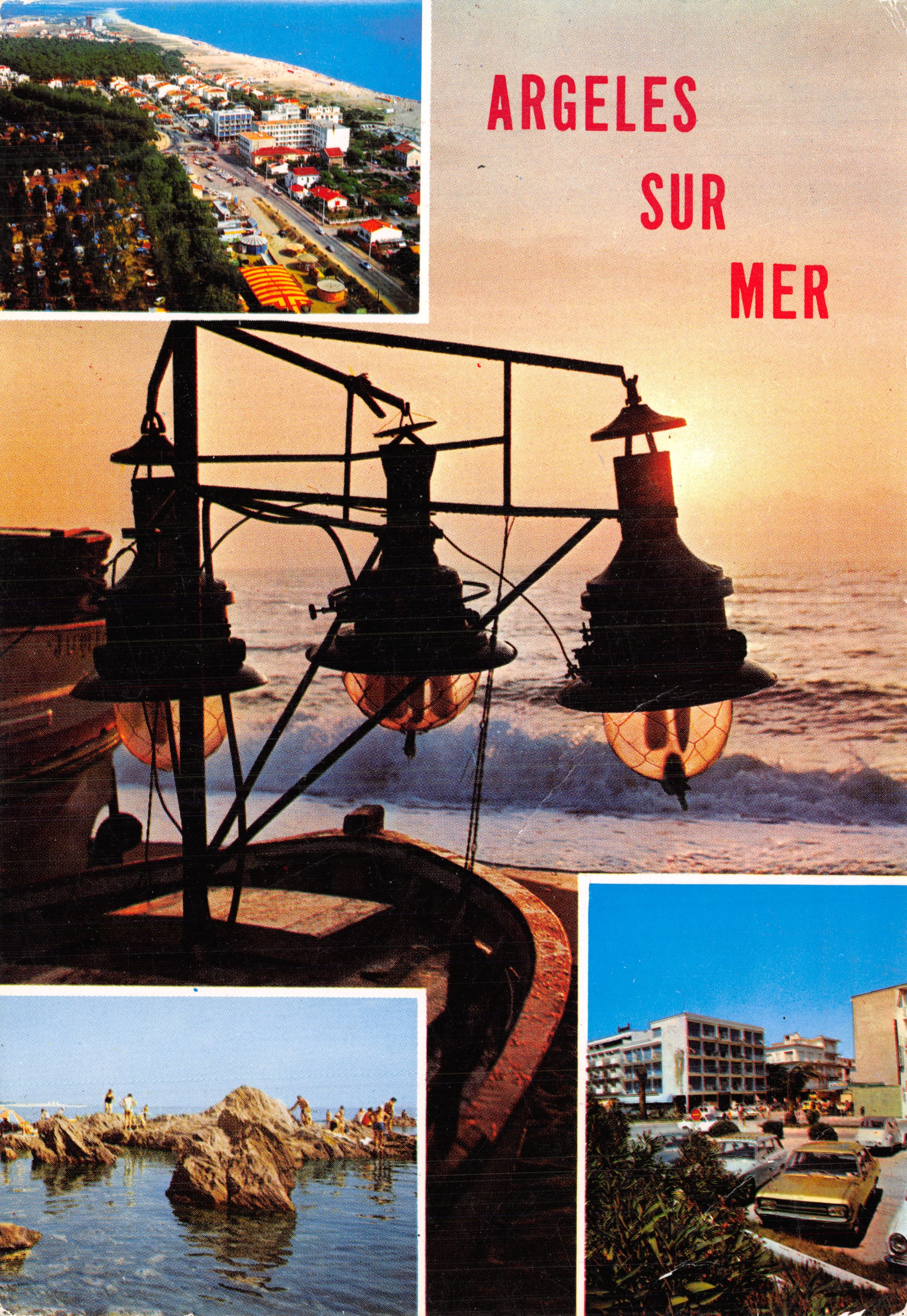 Argeles-sur-Mer — vue panoramique et lampadaires — Éditions St. Audumares, n°3459