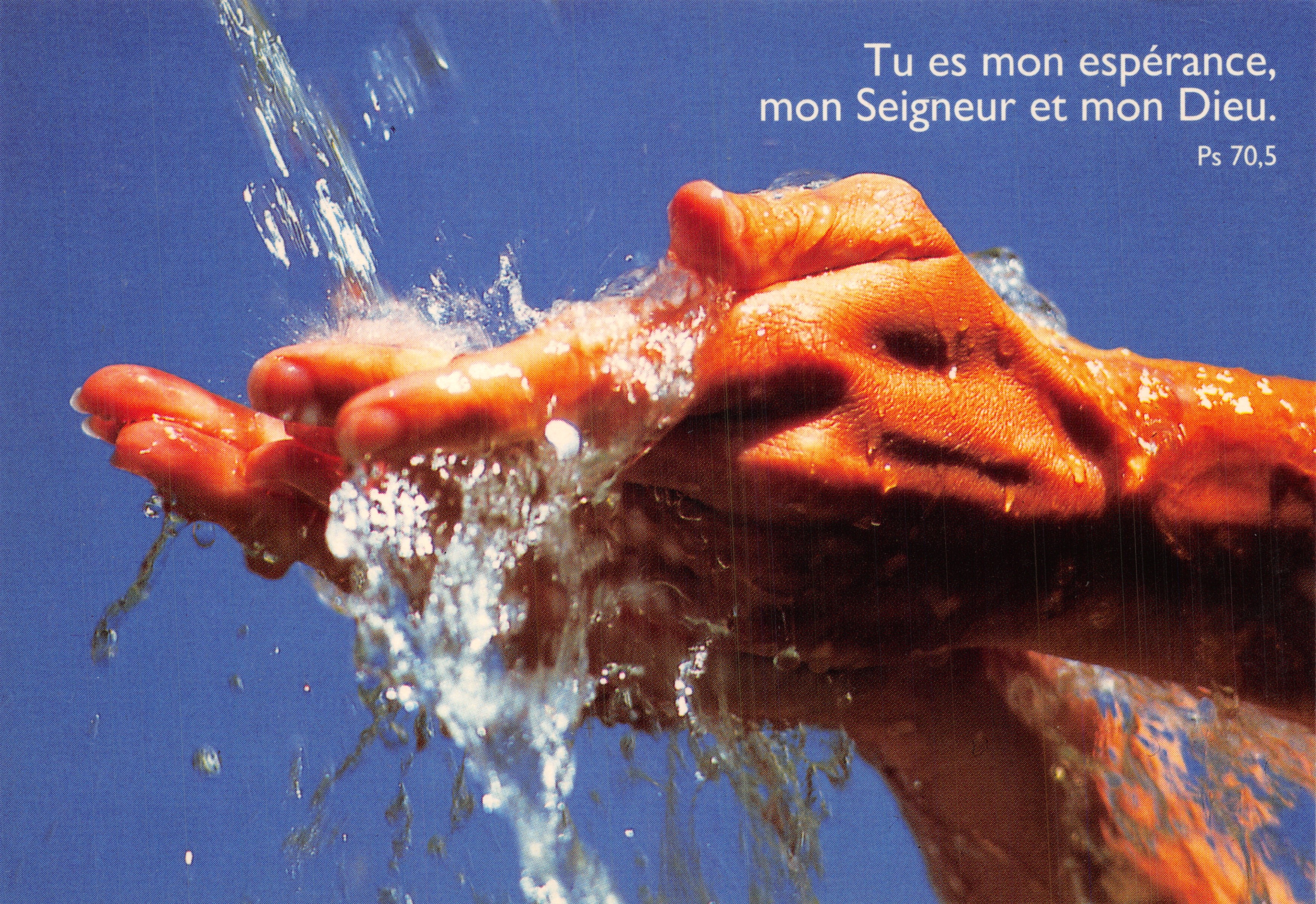 Hände unter Wasser — Verlag CLAIRE-VISION ÉDITIONS, Nr. 1/1418