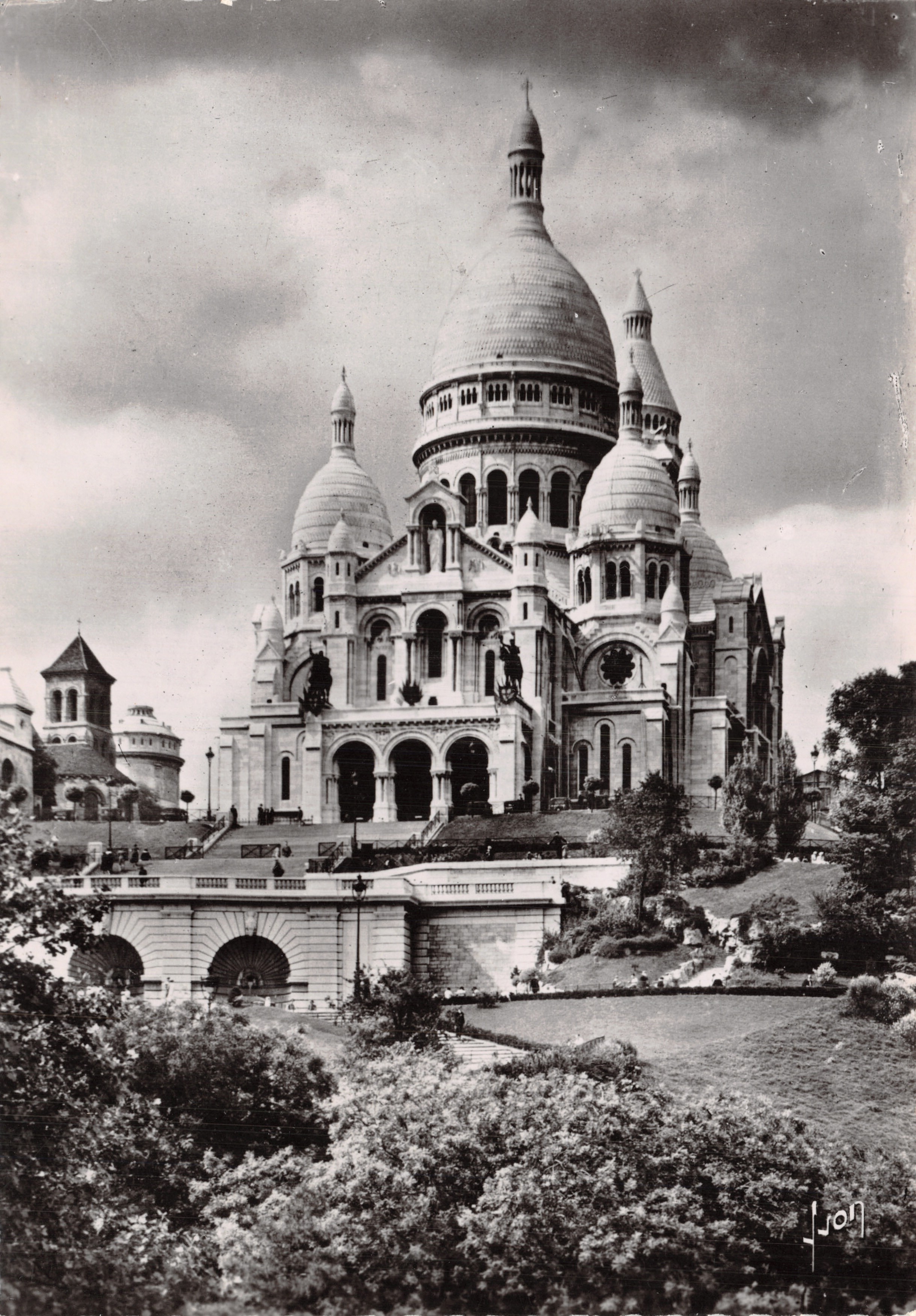 Basilica del Sacro Cuore — vista panoramica — editore J. JON