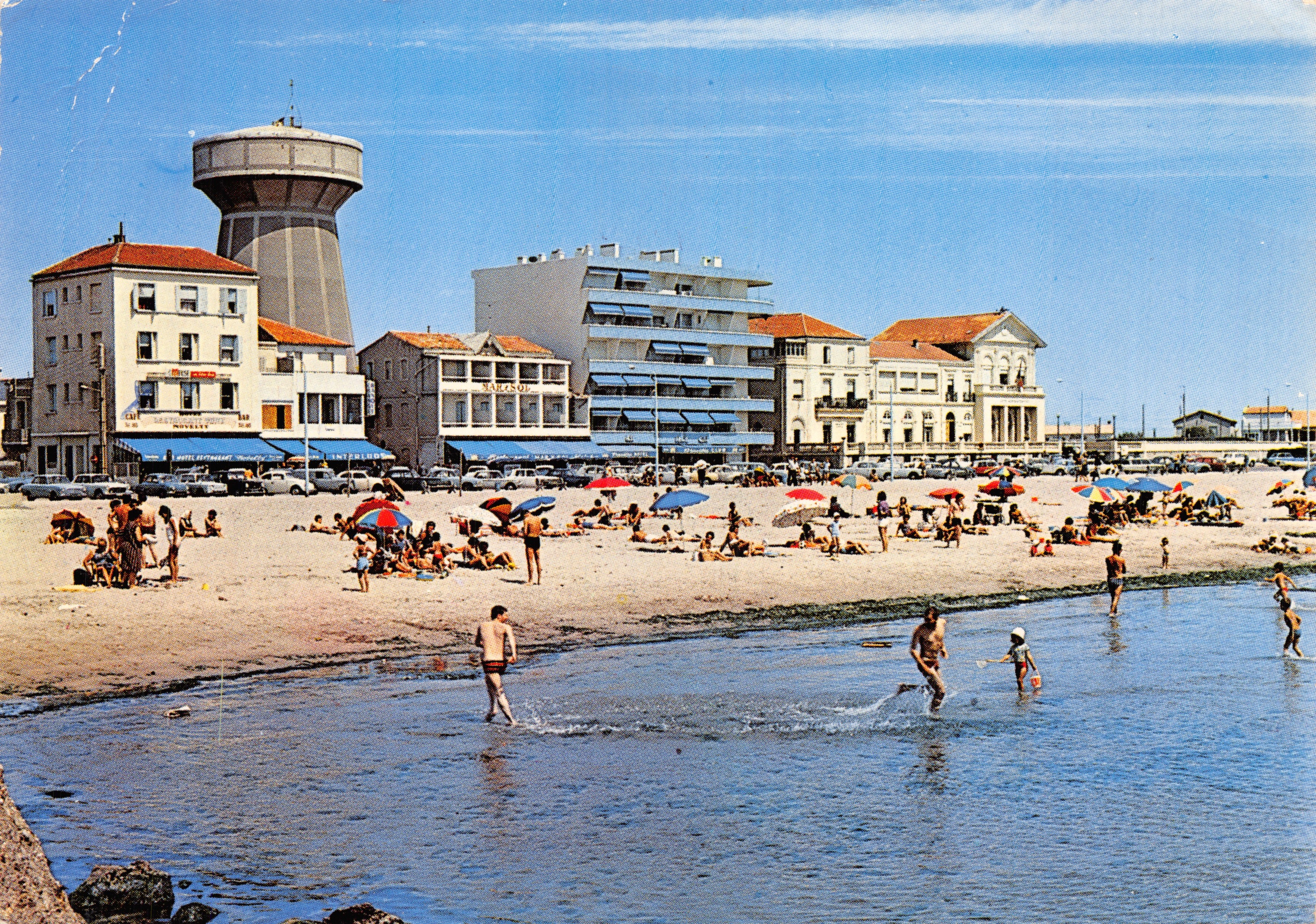 Palavas-les-Flots — Strand en waterbrug — Editions S.E.P.T. nr. 100-162