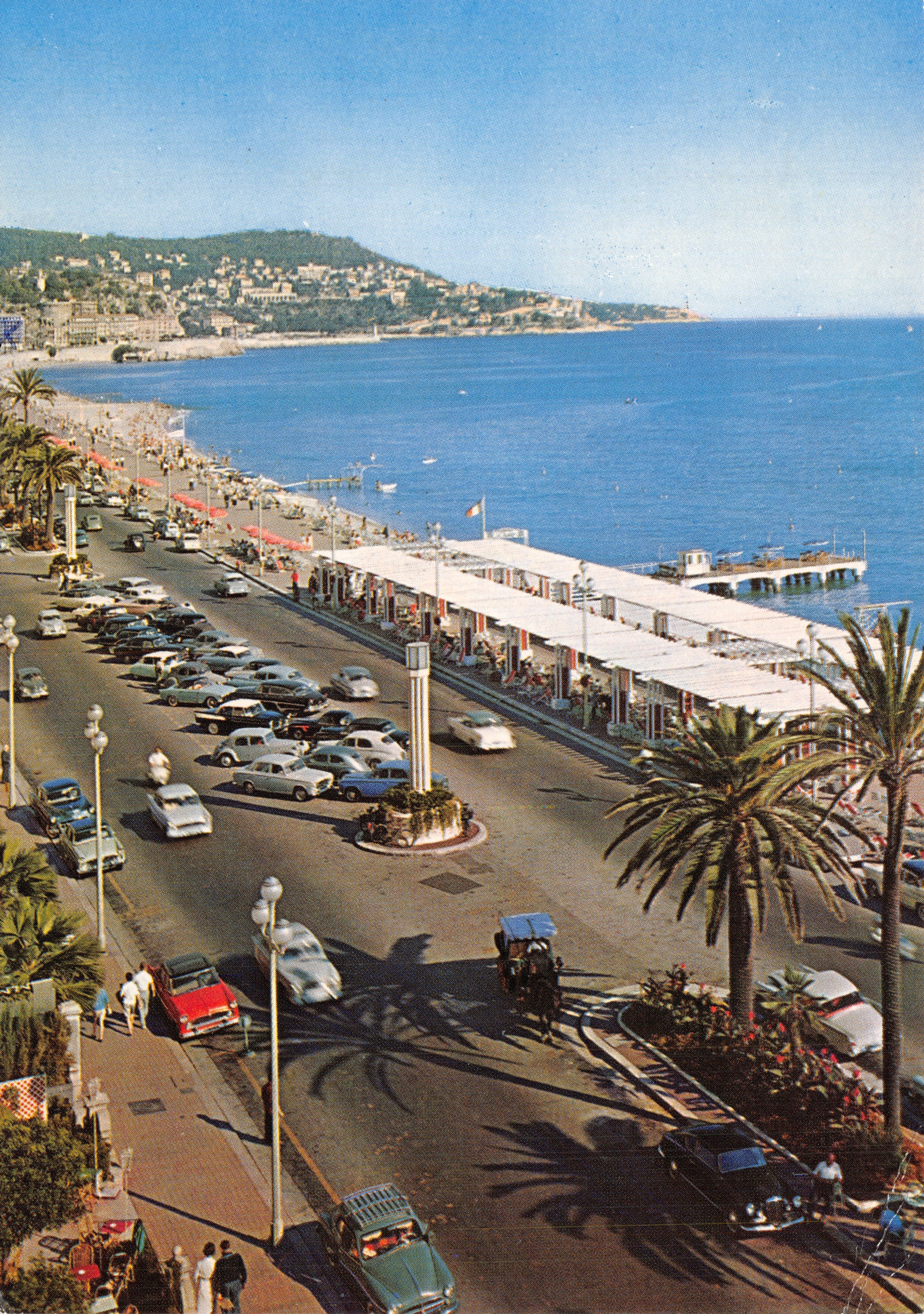 Nice — Promenade des Anglais et le Mont Boron — Éditions d'Art Montillet