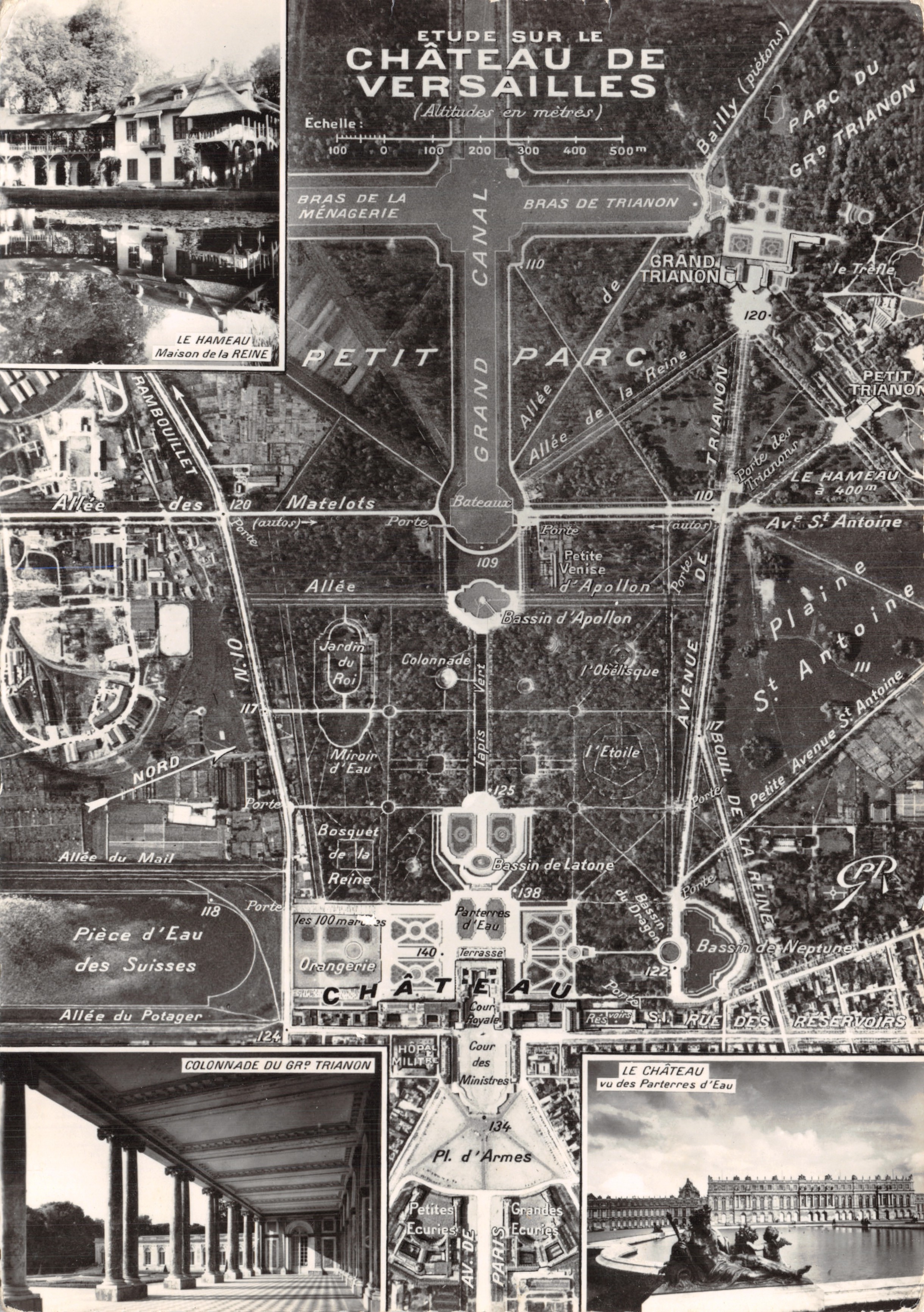 Château de Versailles — Étude sur le château et ses jardins — Éditeur P.R.G. (Paris) n° 14