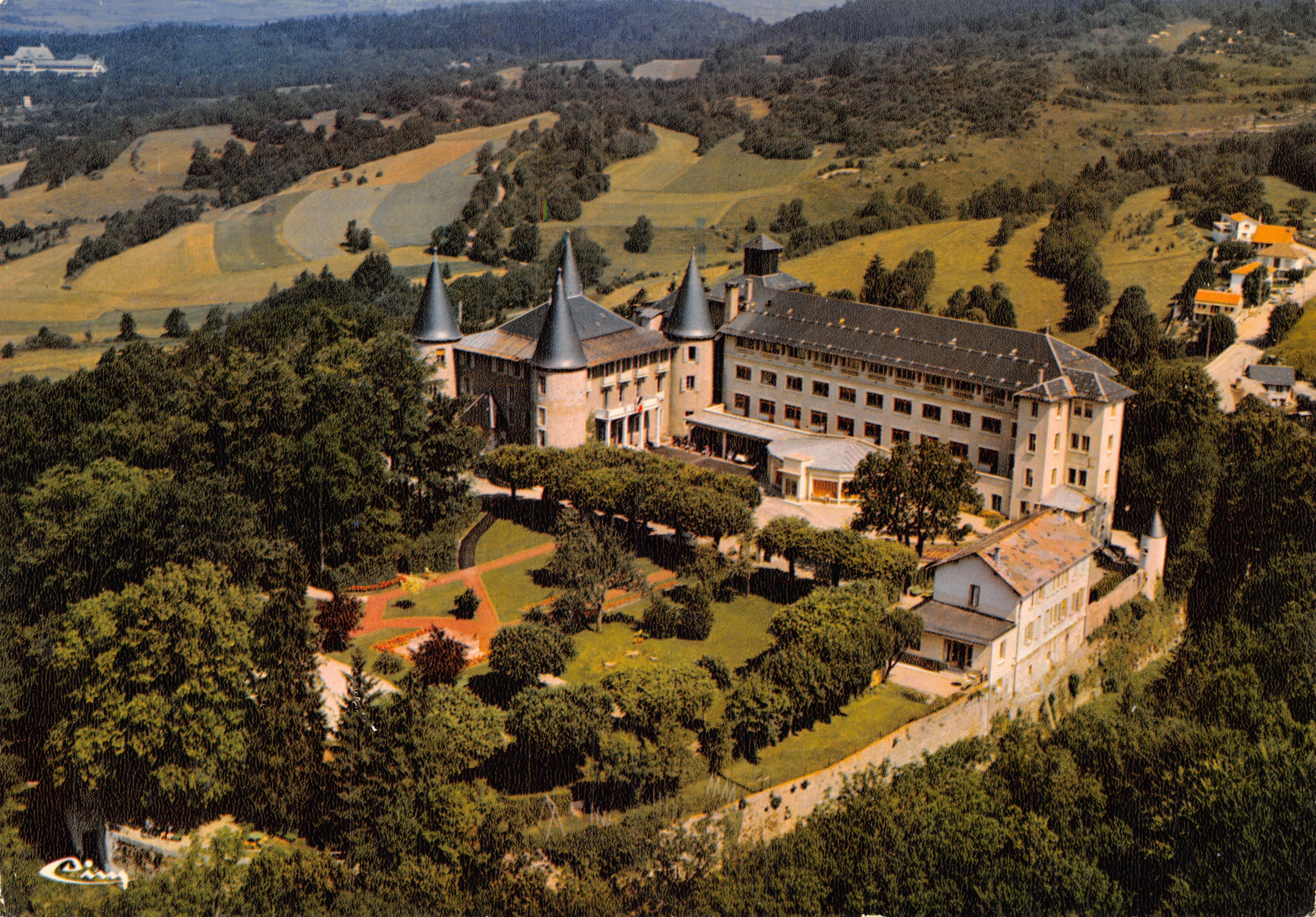 Angeville — vista aérea — editor CIMCROME, n.º 000