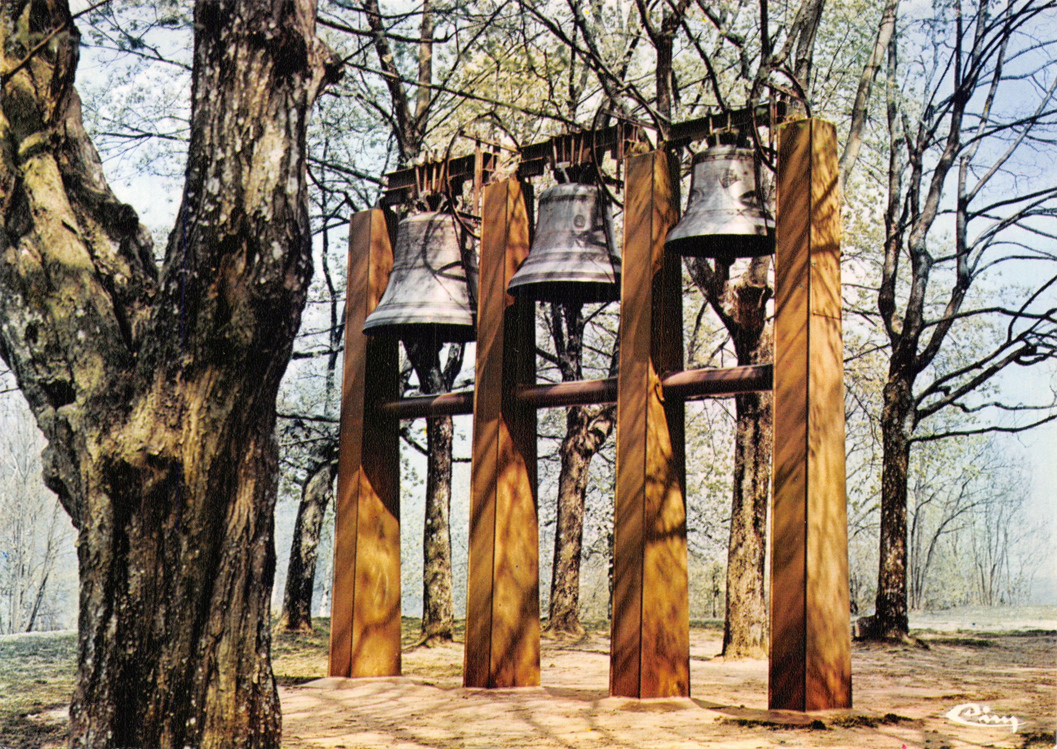 Ronchamp — Kapelle Notre-Dame du Haut, der Glockenturm — Imprimeur Combier, Mâcon