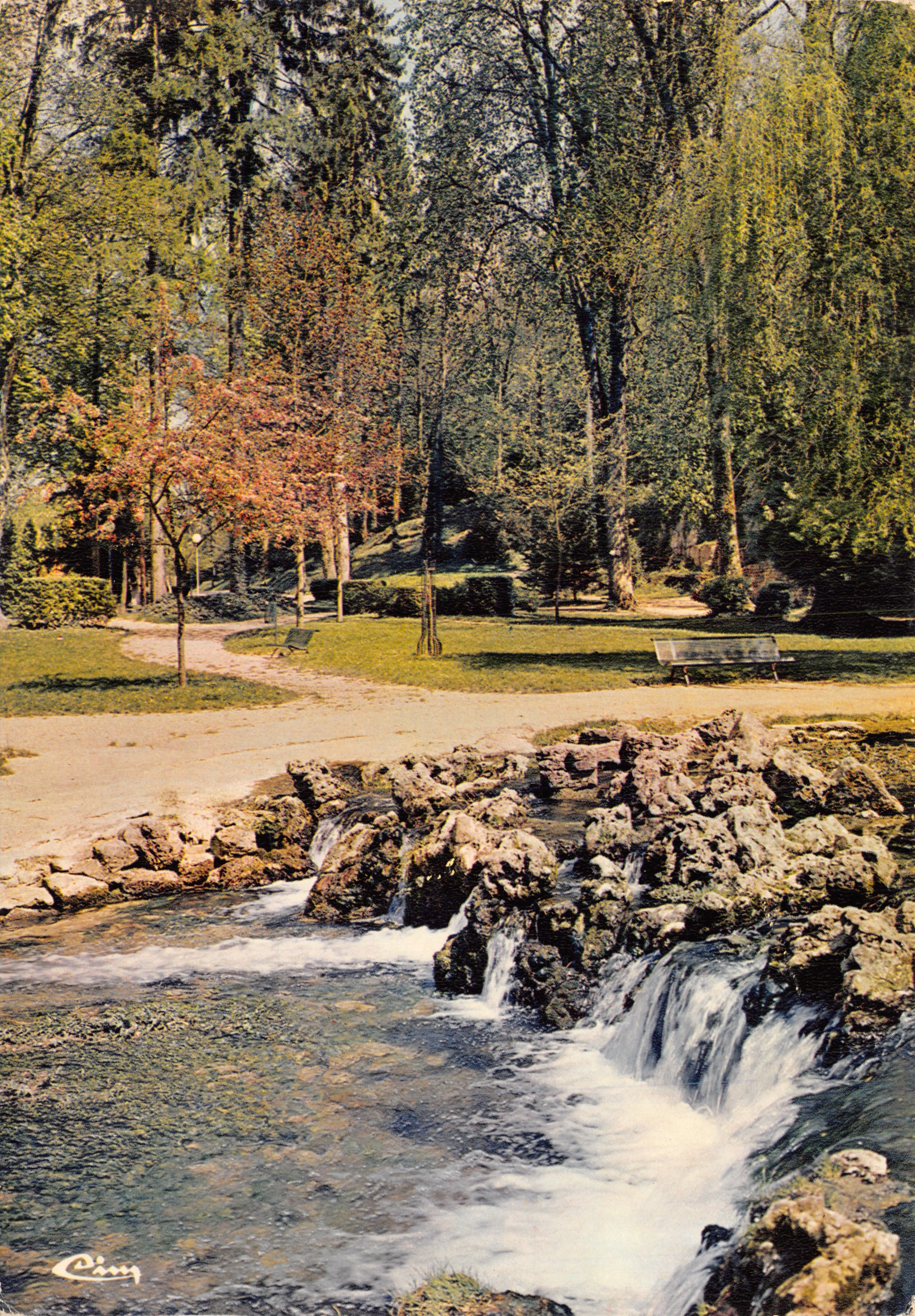 Source de la Douix — parc — éditeur Cimy - Recto