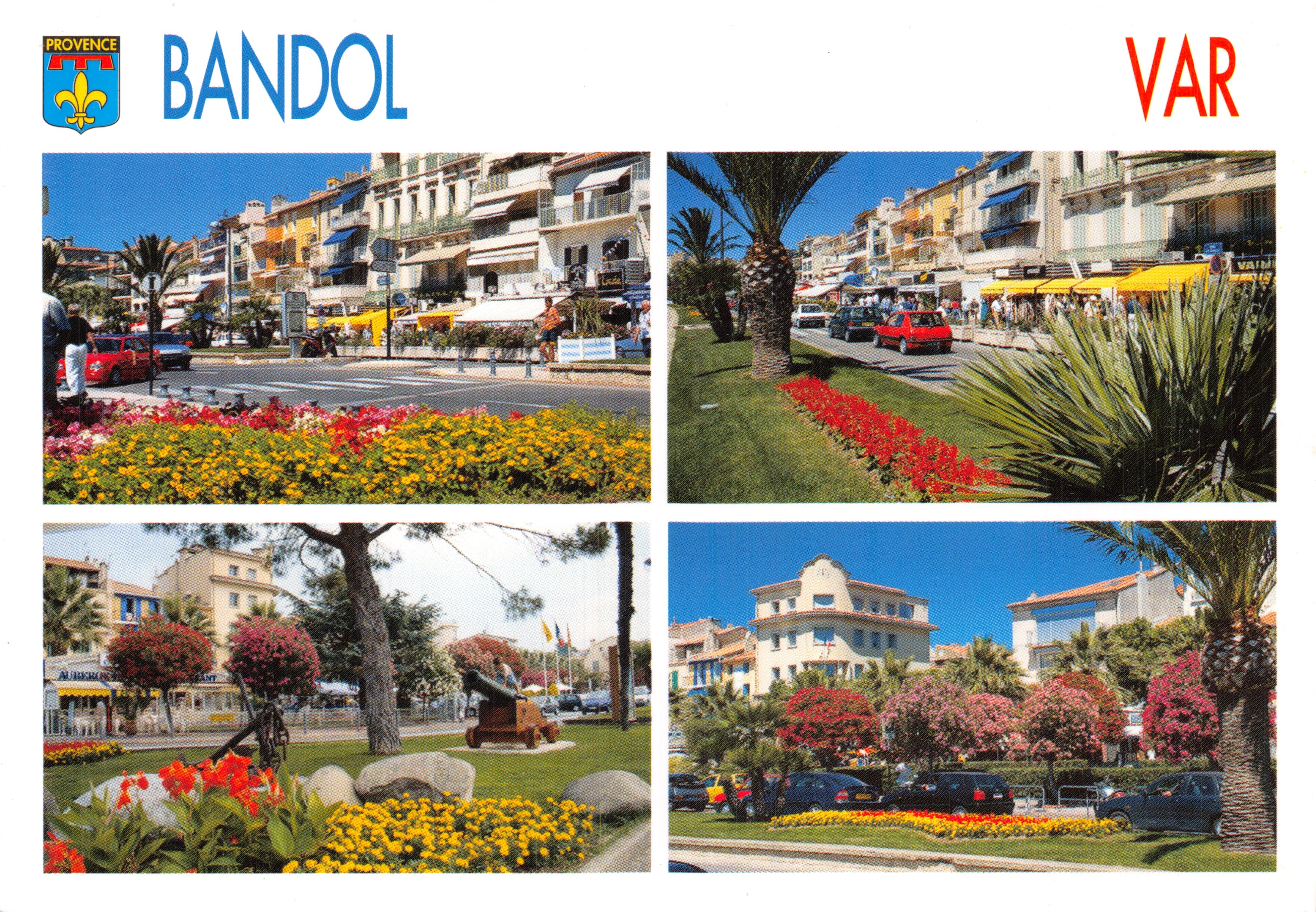Bandol — view of the promenade on Quai de Gaulle — Éditions Guy Borens