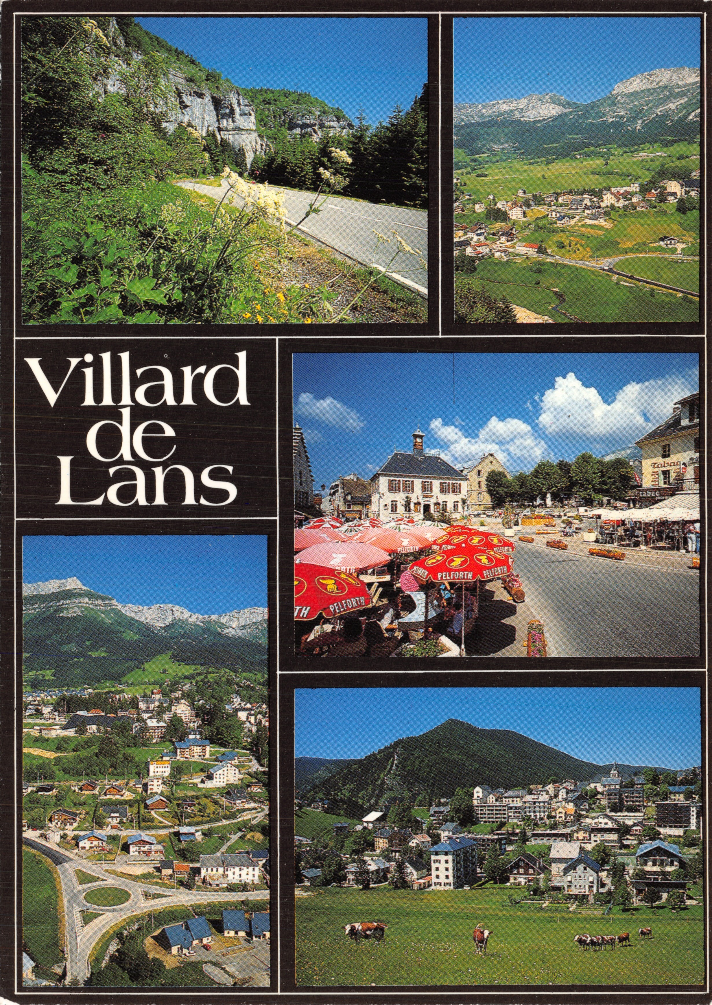 Villard de Lans — vue panoramique et village — éditeur Reproduction Interdite