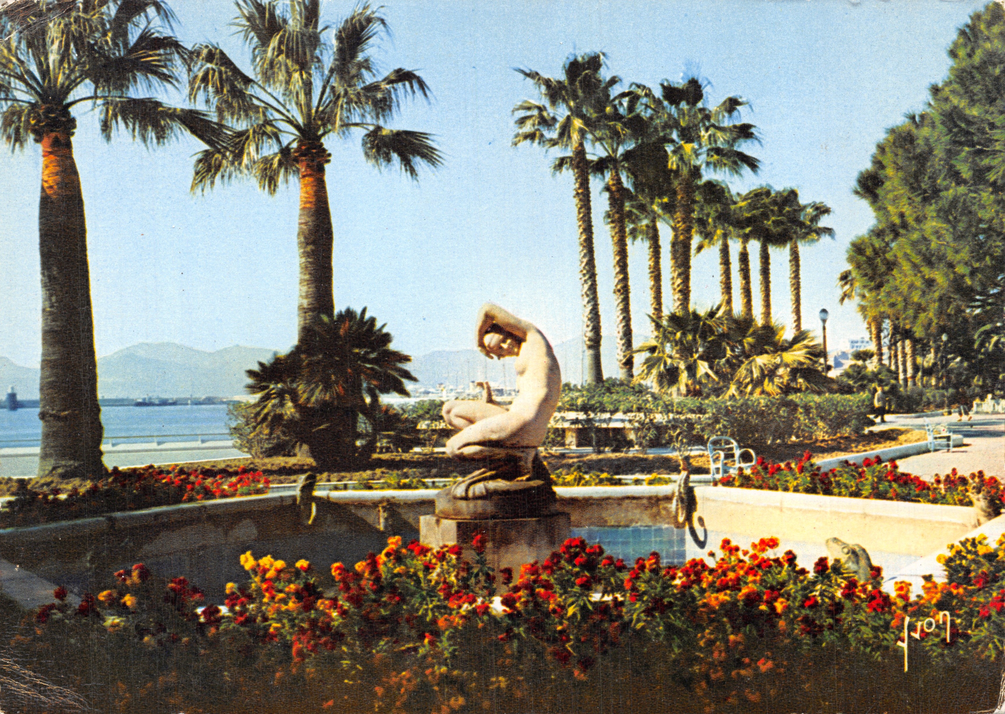 Cannes — Jardin de la Croisette — Éditions d'Art YVON