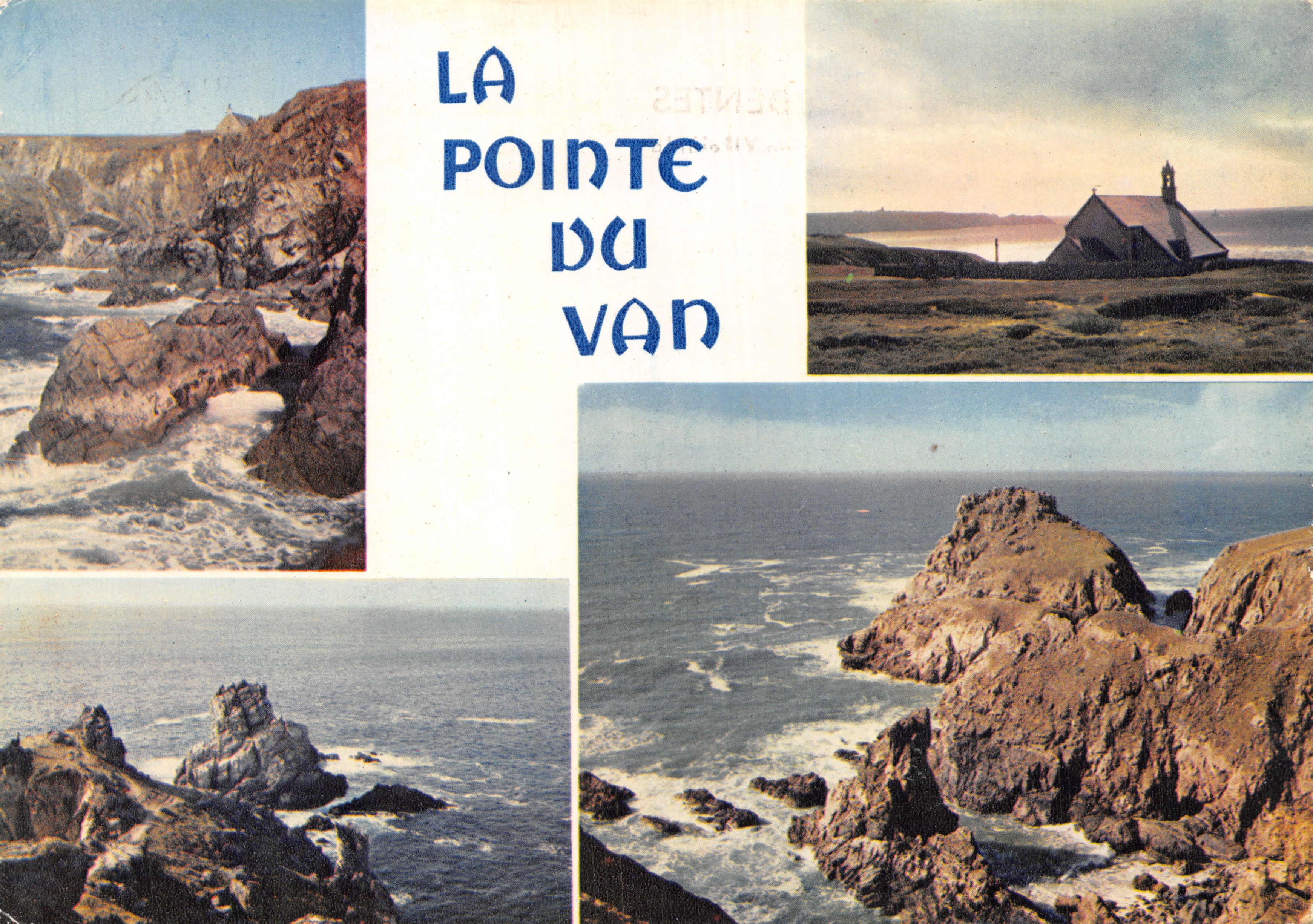 La Pointe du Van — chiesa di Saint-Théy e rocce — Editions ARDENTES