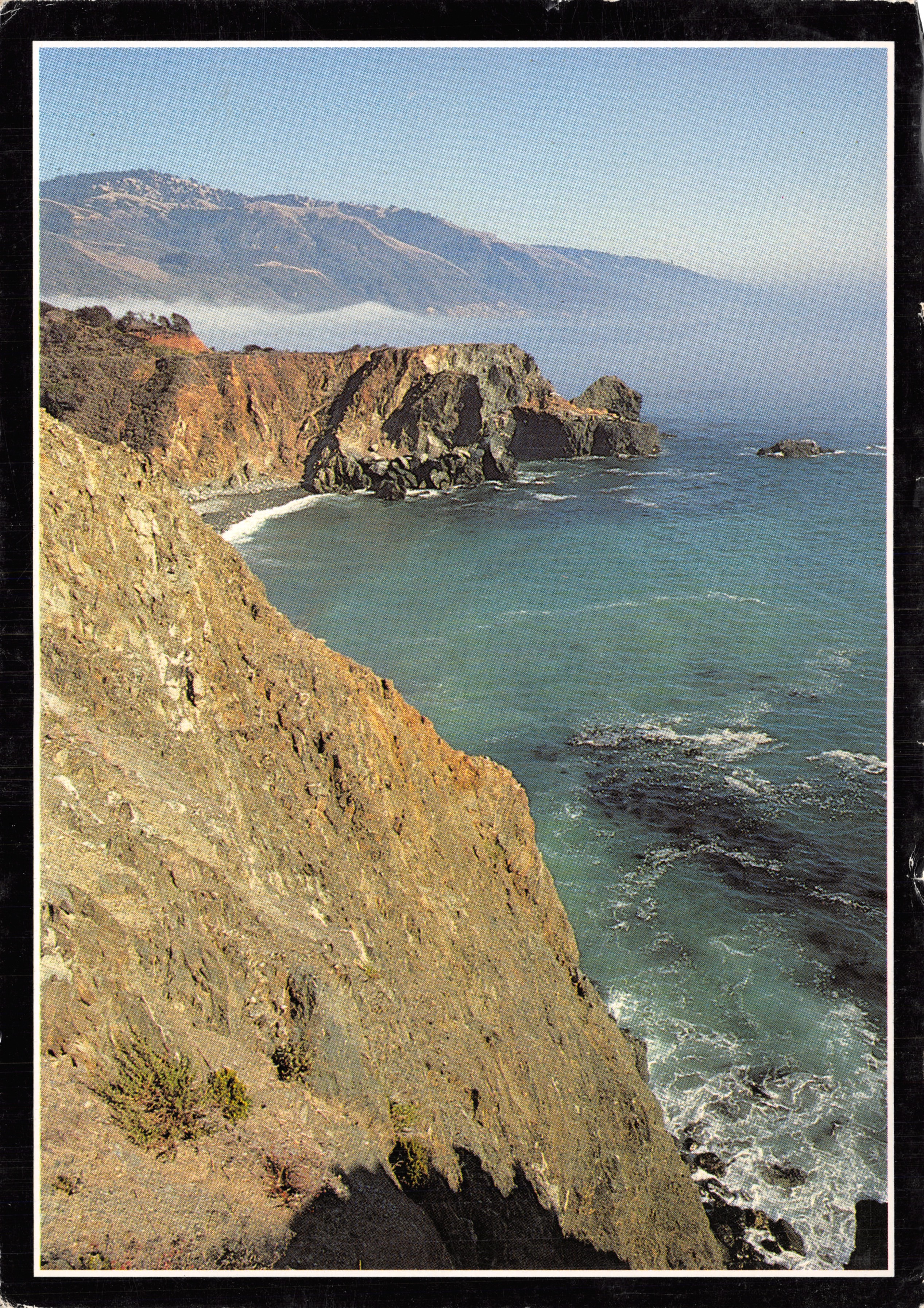 Vista della costa della California — cuore costiero — editore Blake Publishing, n. 87-73