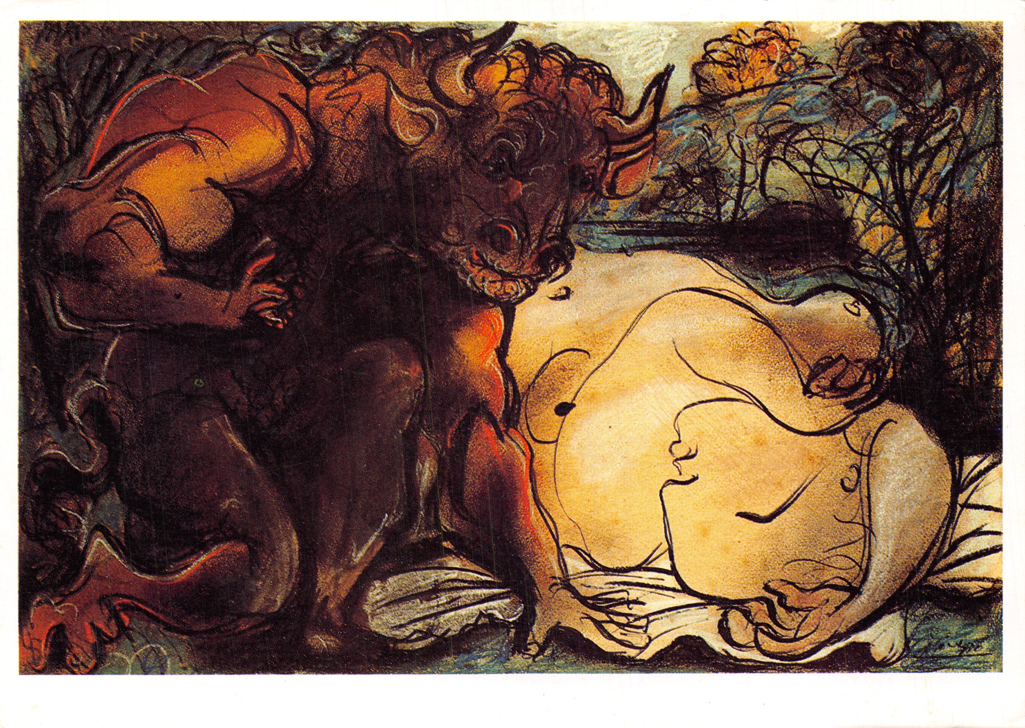 Le Minotaure — scène de Picasso — Éditions des musées nationaux, 1976