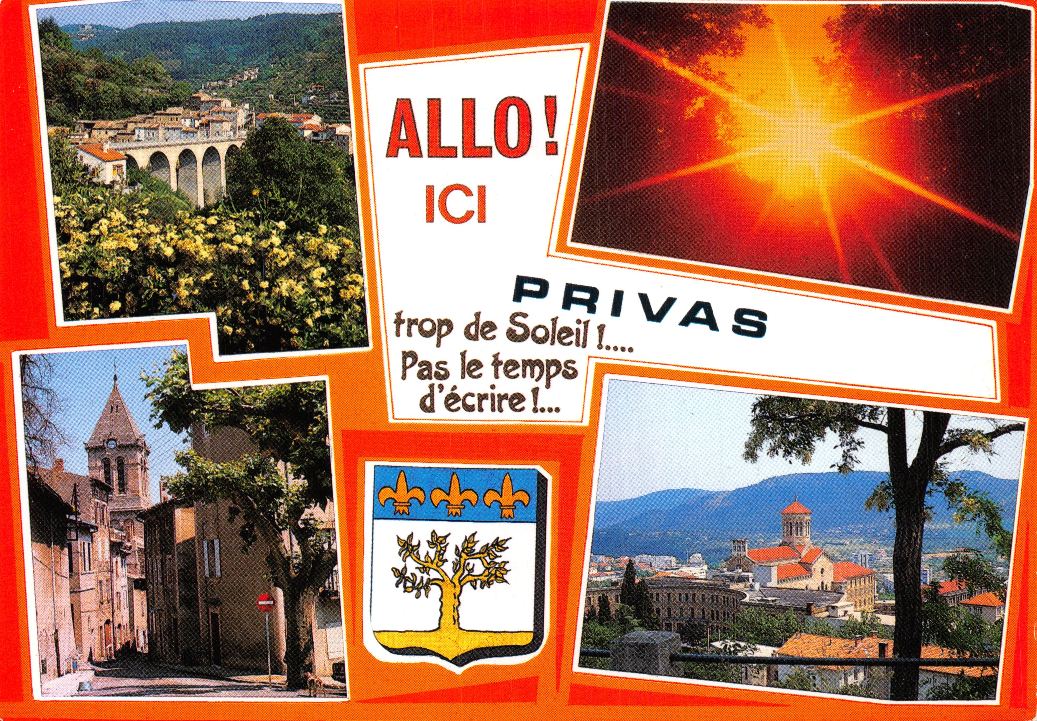 Prévias — vue panoramique et édifice religieux — Éditions CELLARD