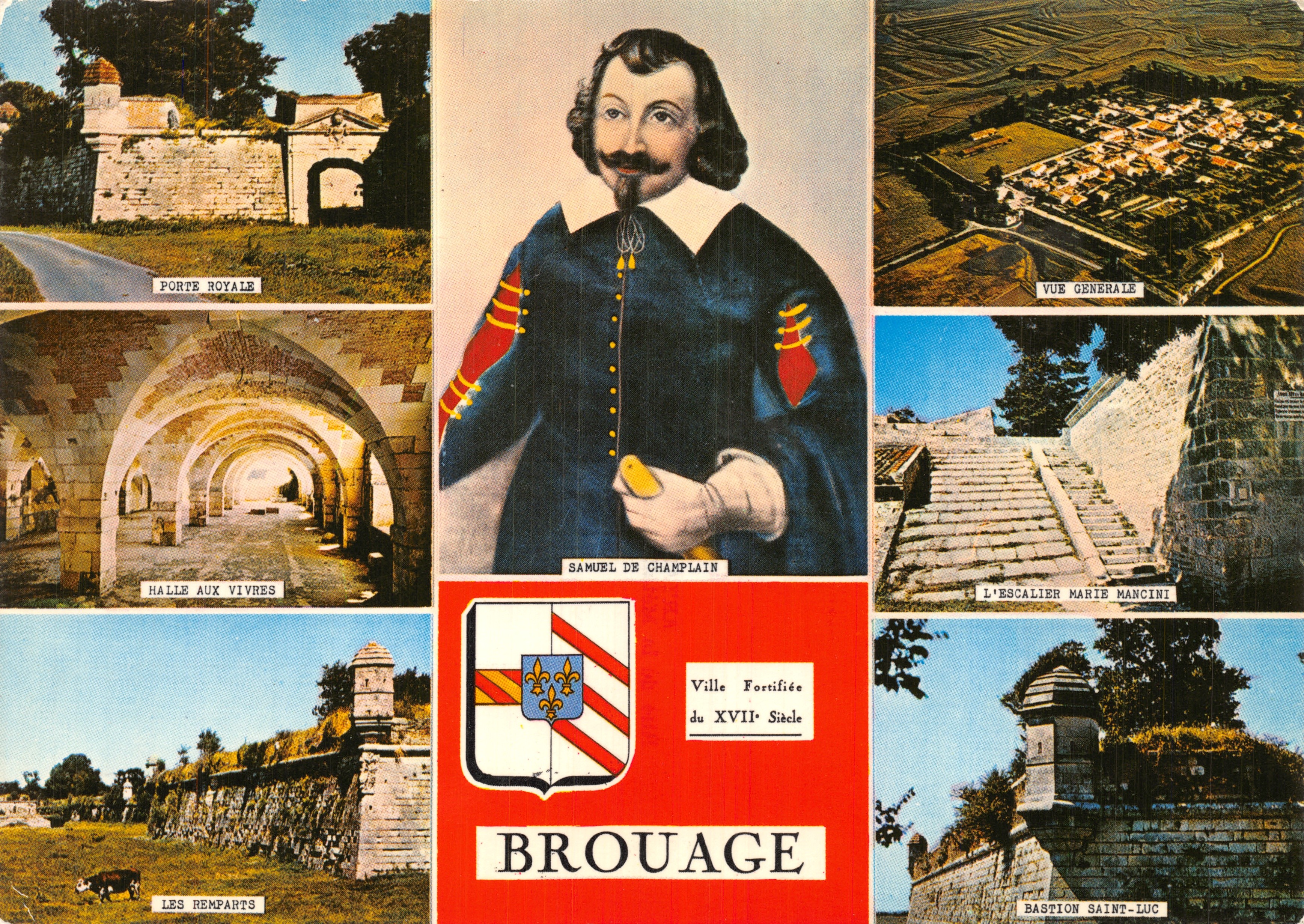 Brouage — Verdedigde stad van de 17e eeuw — uitgever ARTAUD Frères, Nantes