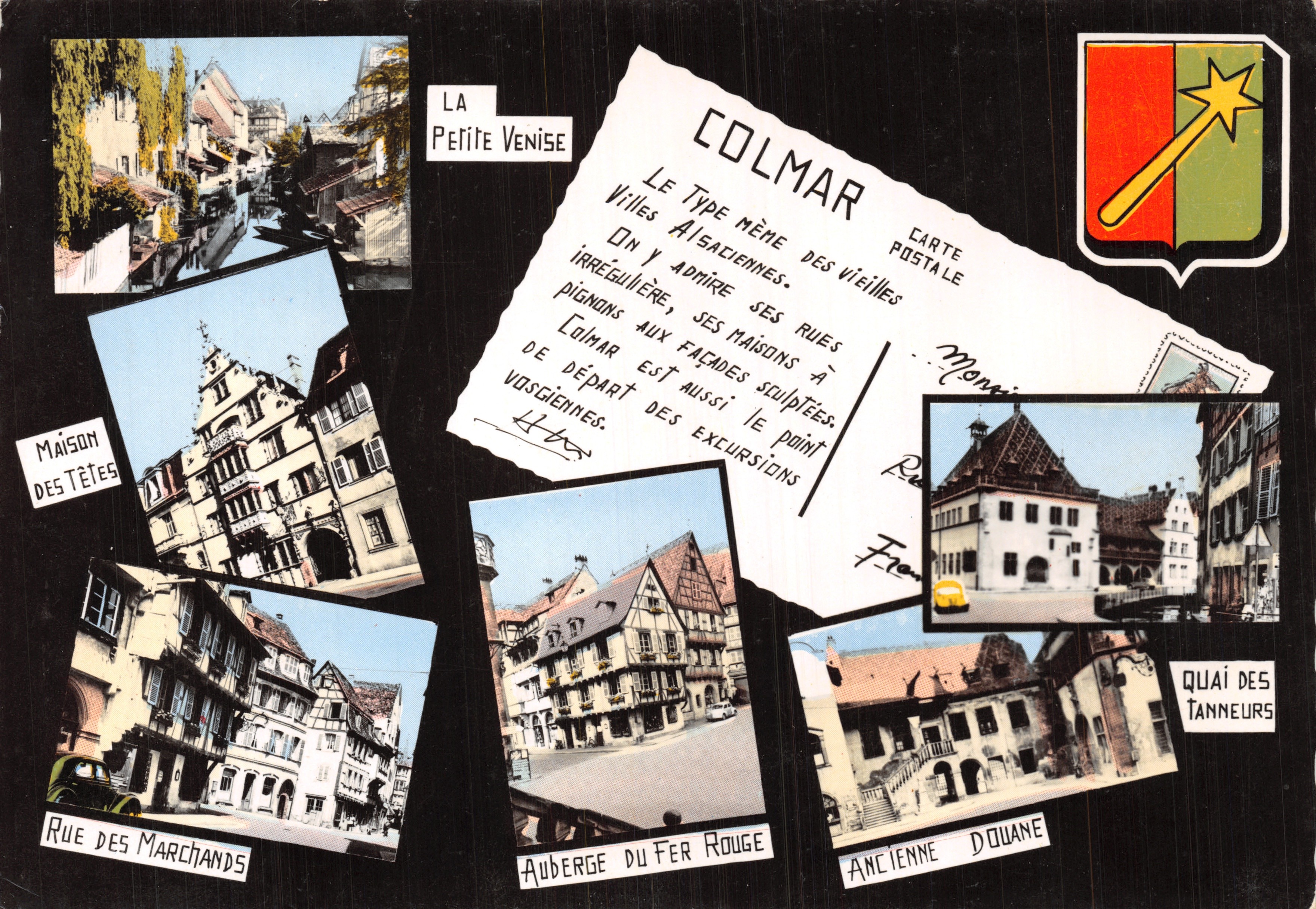 Colmar — La Petite Venise, maisons sculptées, quais et rues alsaciennes — Éditions Estel, n°27229