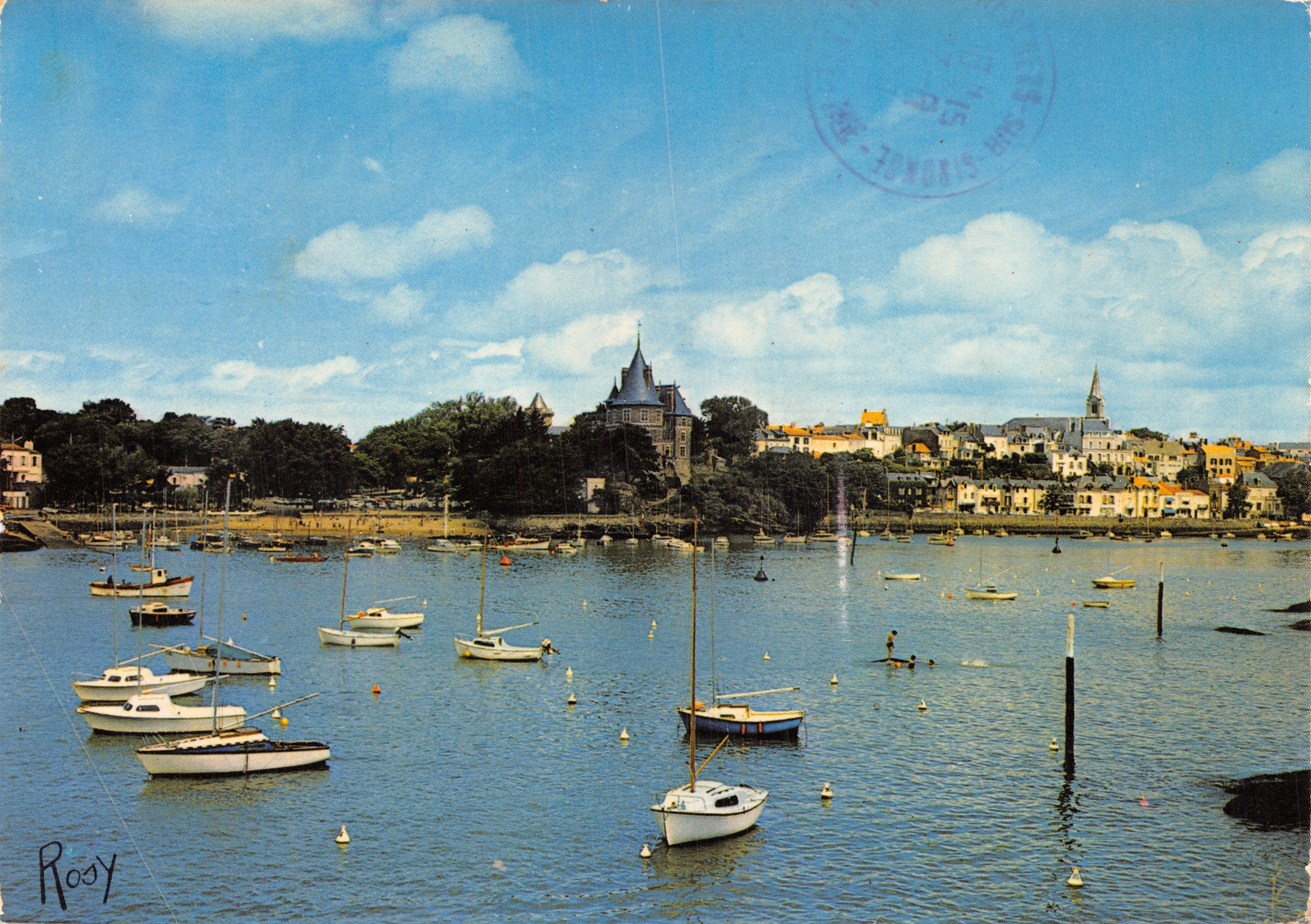 Pornic — vue générale de la côte et de la ville — Rooy