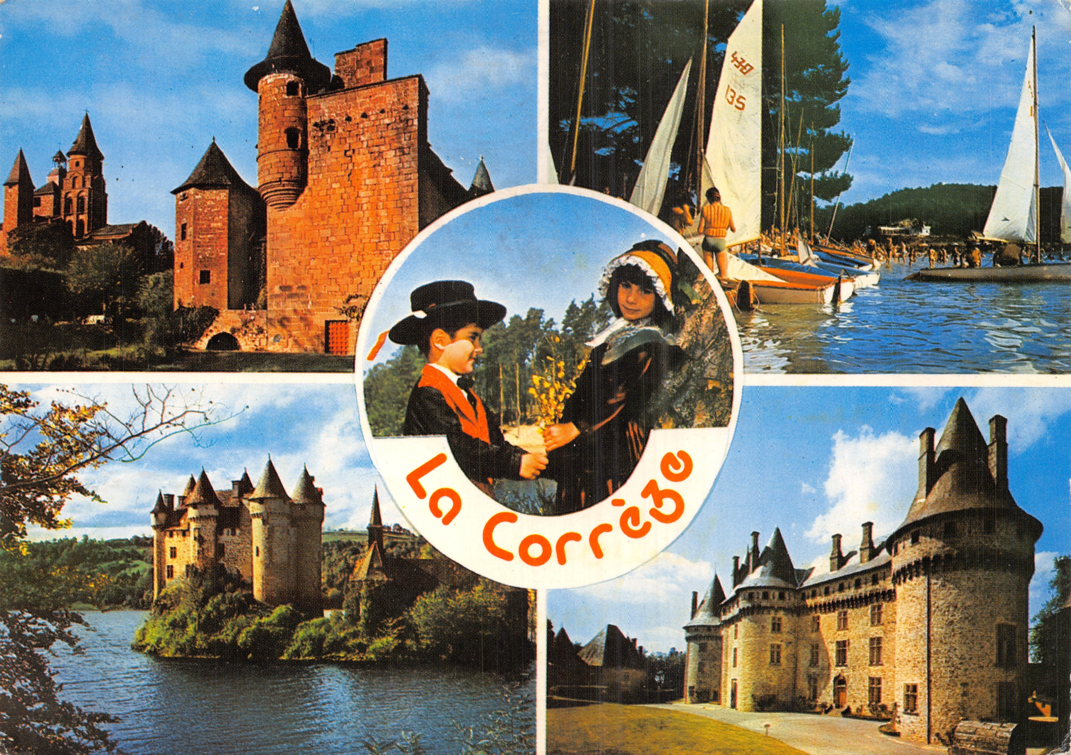 La Corrèze — châteaux et voiliers — éditeur LA CORREZE TOURISTIQUE