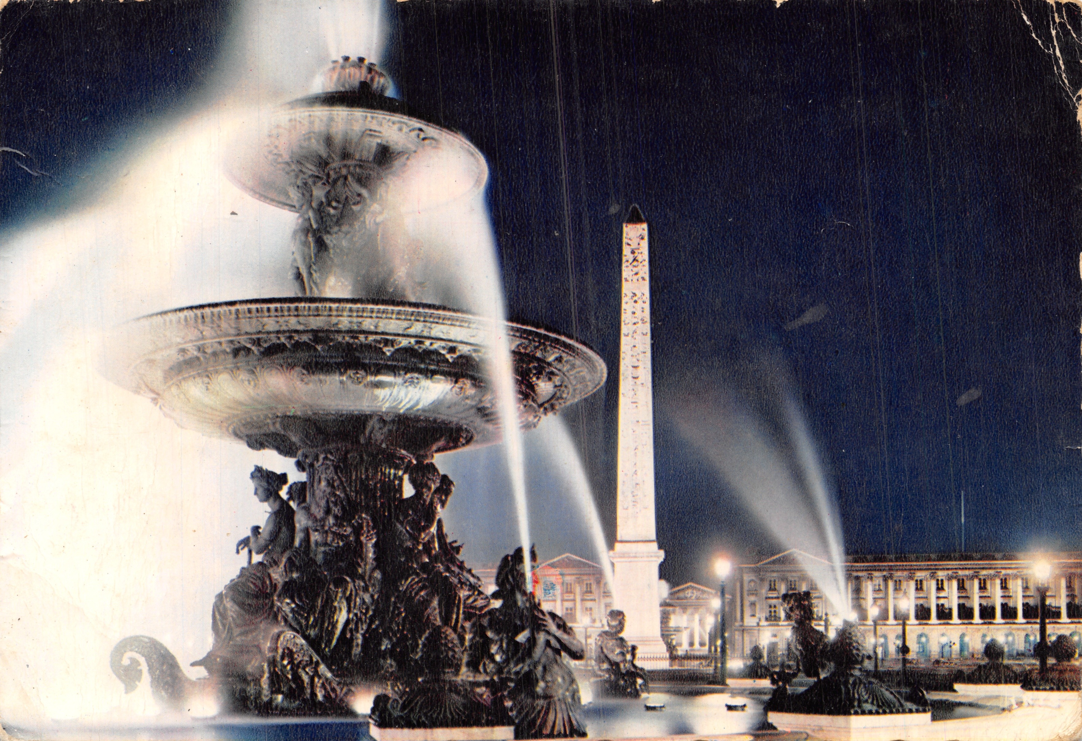 Place de la Concorde — Fuente de la Concorde y Obelisco de Louxor — Ediciones Diplôme des Arts de la France