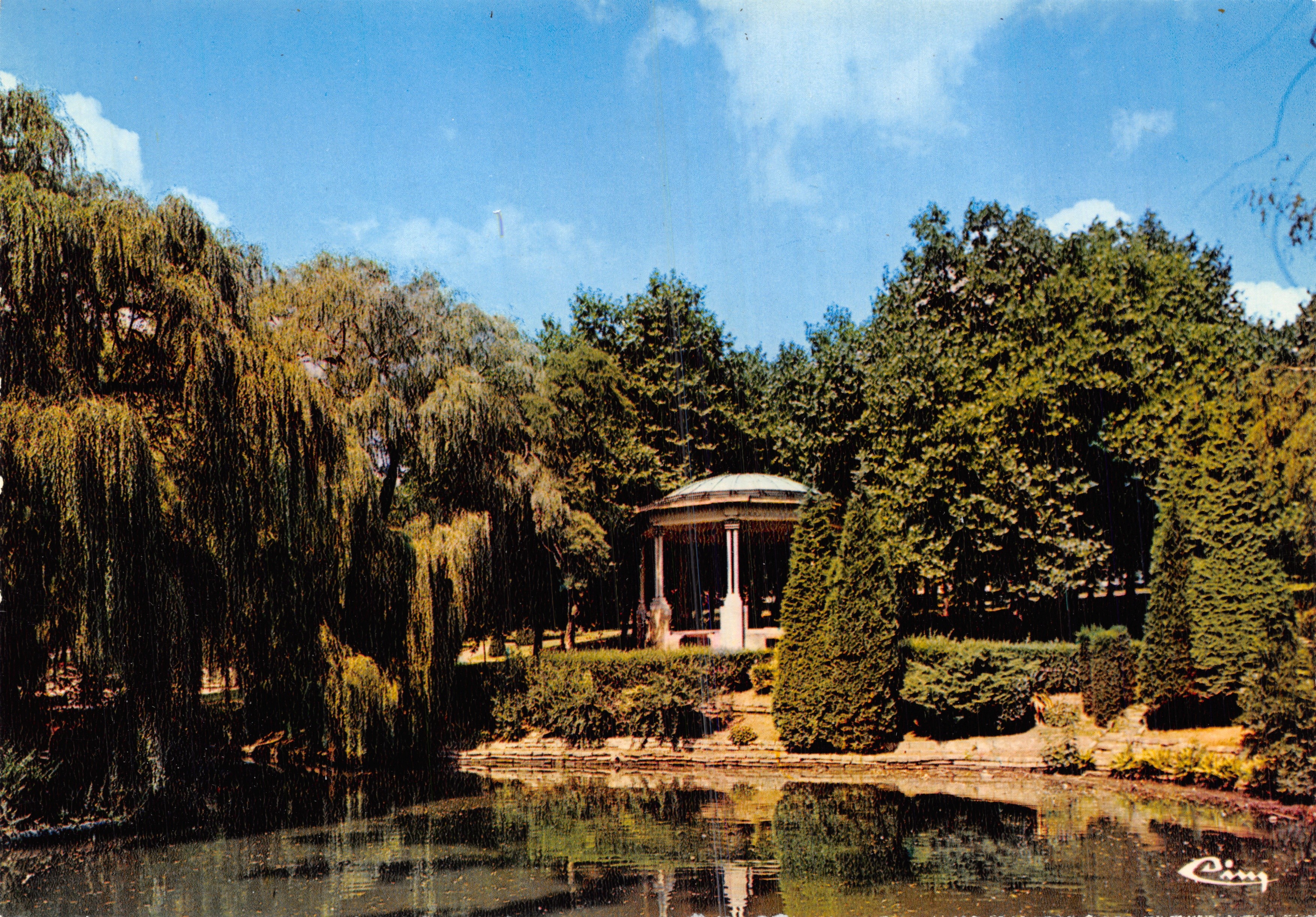 Mouscron — El parque — Editor Combière Imprimeur Mâcon